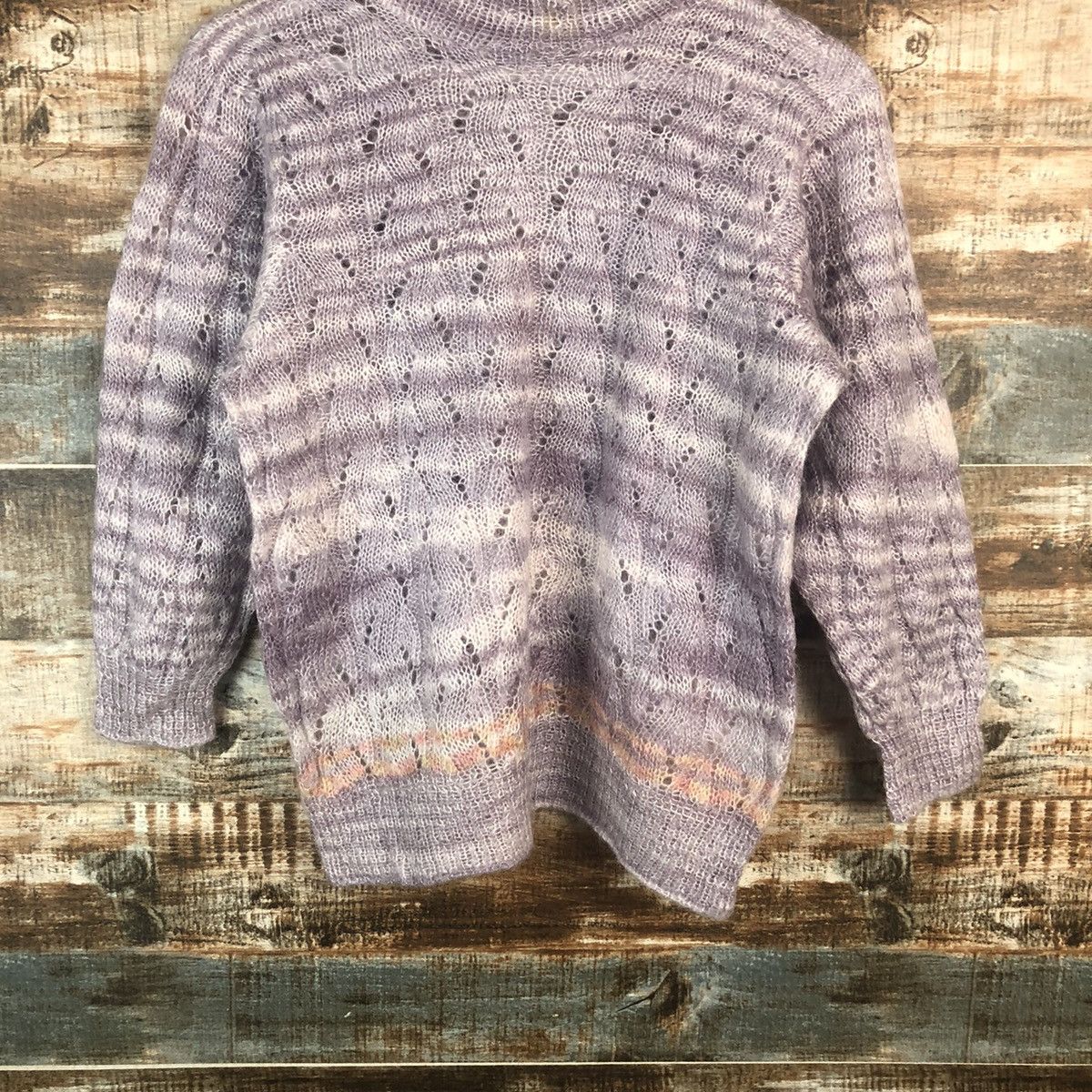 Homespun Knitwear × Japanese Brand Japanese Brand vintage Purple Knitwear #A2277 Size S / US 4 / IT 40 - 3 Thumbnail