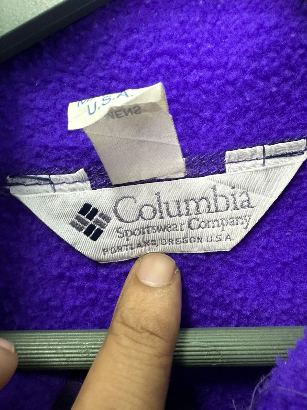 Columbia Vintage Colombia Fleece Jacket Made In USA Z297 Size US M / EU 48-50 / 2 - 8 Thumbnail