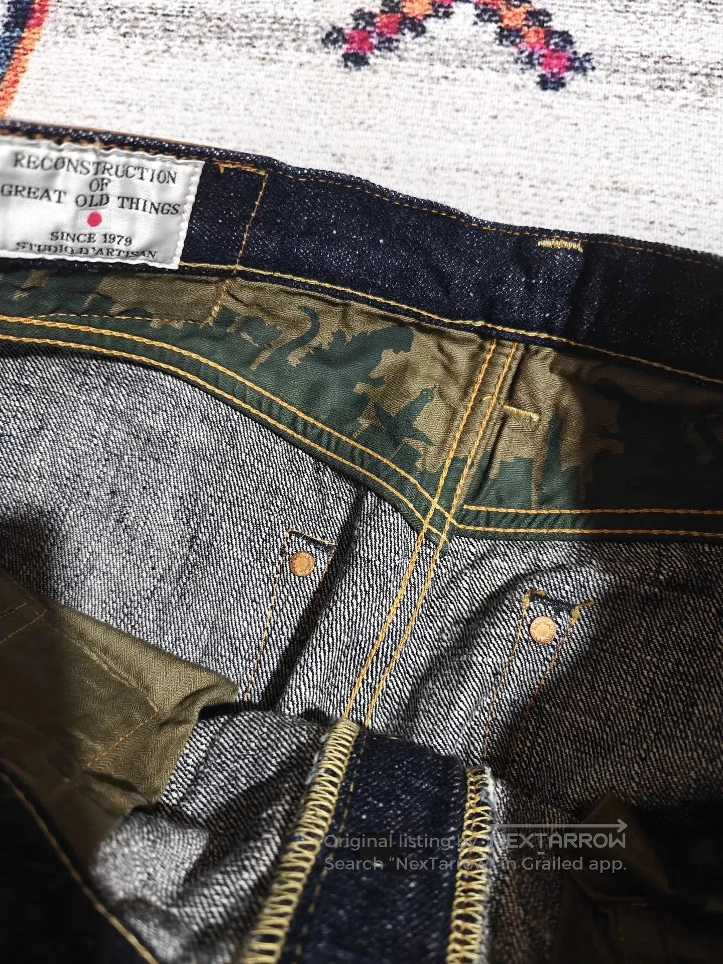 Studio D'Artisan Studio D'artisan Godzilla Limited 18oz Slim Jeans. Size US 33 - 6 Thumbnail