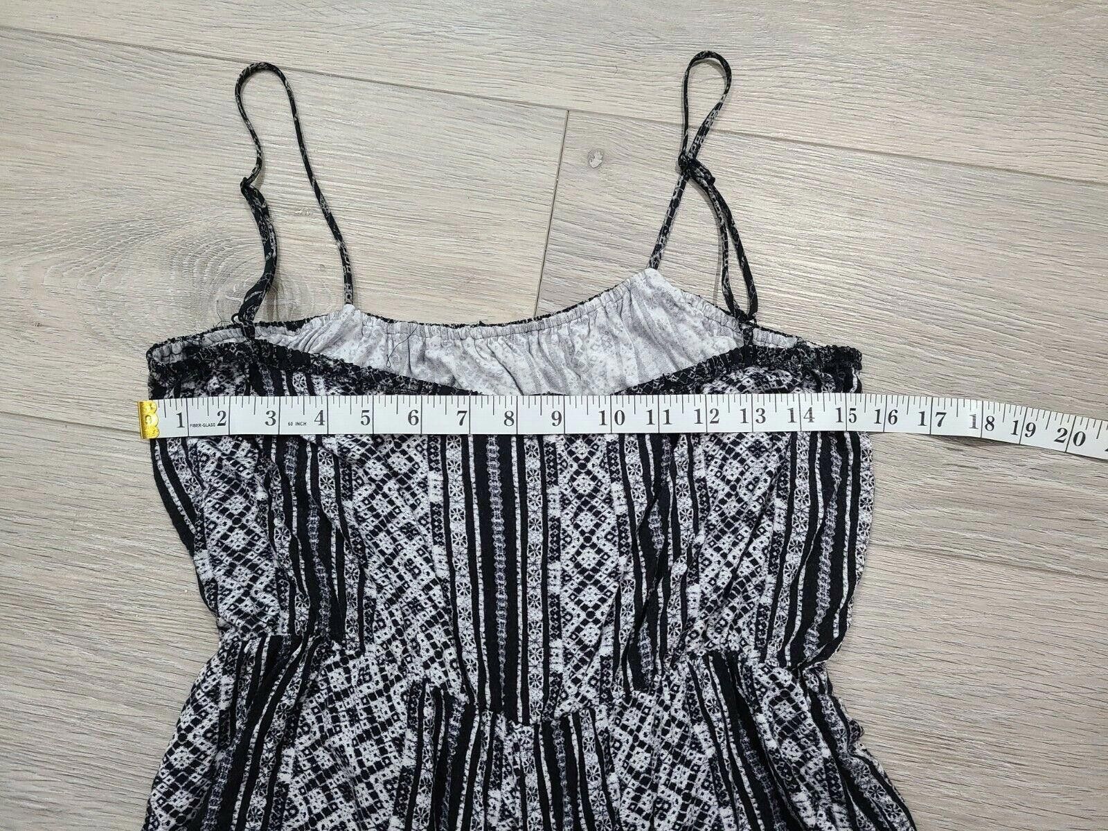 Designer bcbgeneration Romper Medium Black And White Spaghetti Strap Size 32" / US 10 / IT 46 - 4 Thumbnail