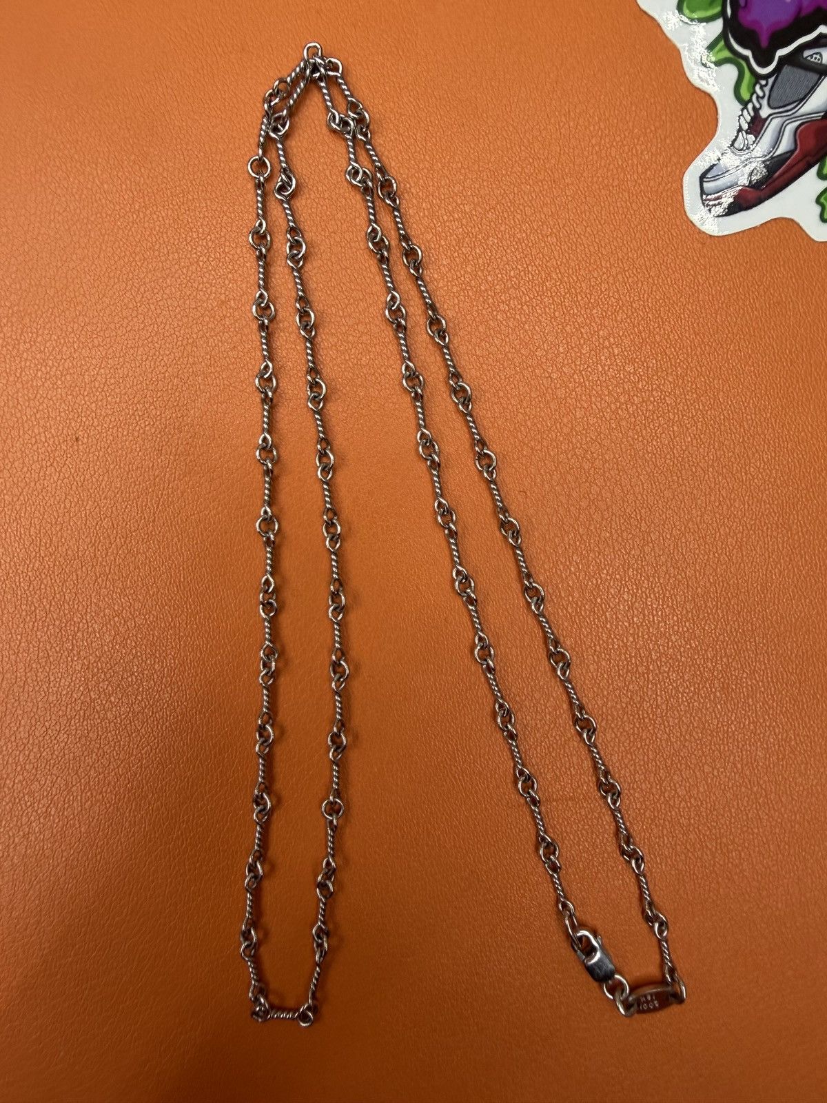 Chrome Hearts Chrome Hearts 18K White Gold Twist Chain Necklace Size ONE SIZE - 5 Thumbnail
