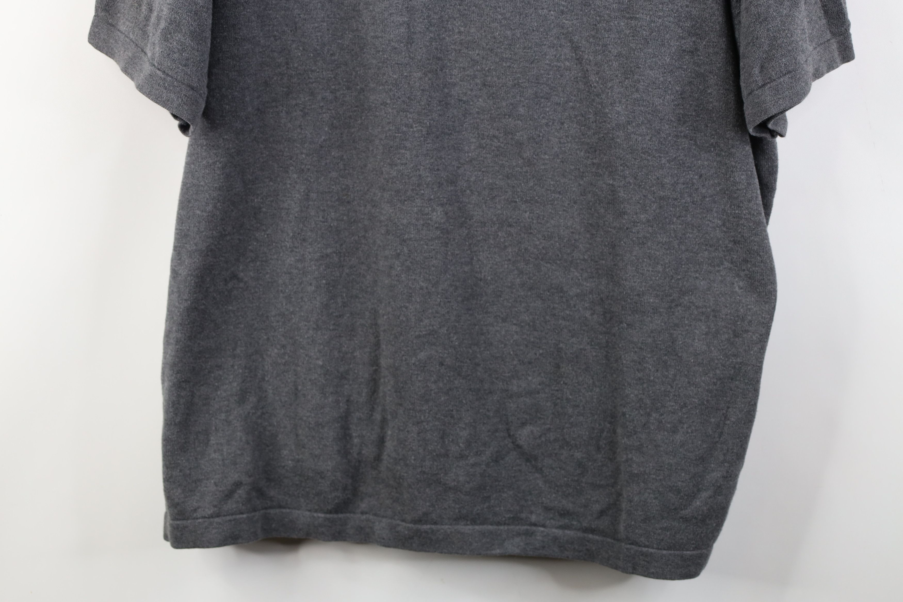 Gap Vintage Y2K 2002 Gap Blank Cotton Knit Golf Polo Shirt Gray Size US XXL / EU 58 / 5 - 3 Thumbnail