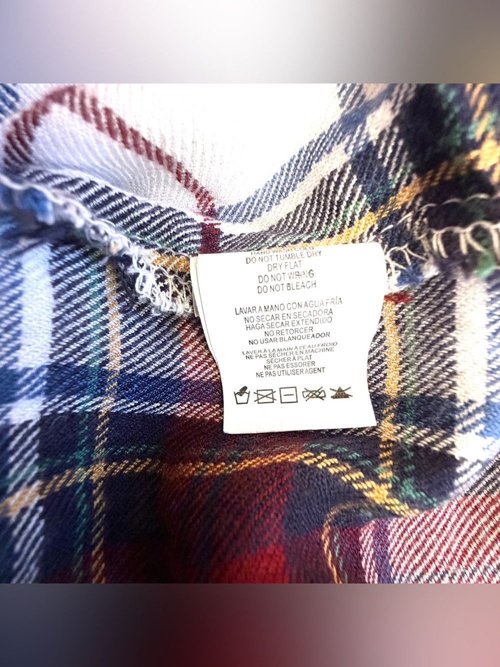 Anthropologie Women’s Plaid Flannel Tunic Shirt Dress Size Large Size L / US 10 / IT 46 - 5 Thumbnail