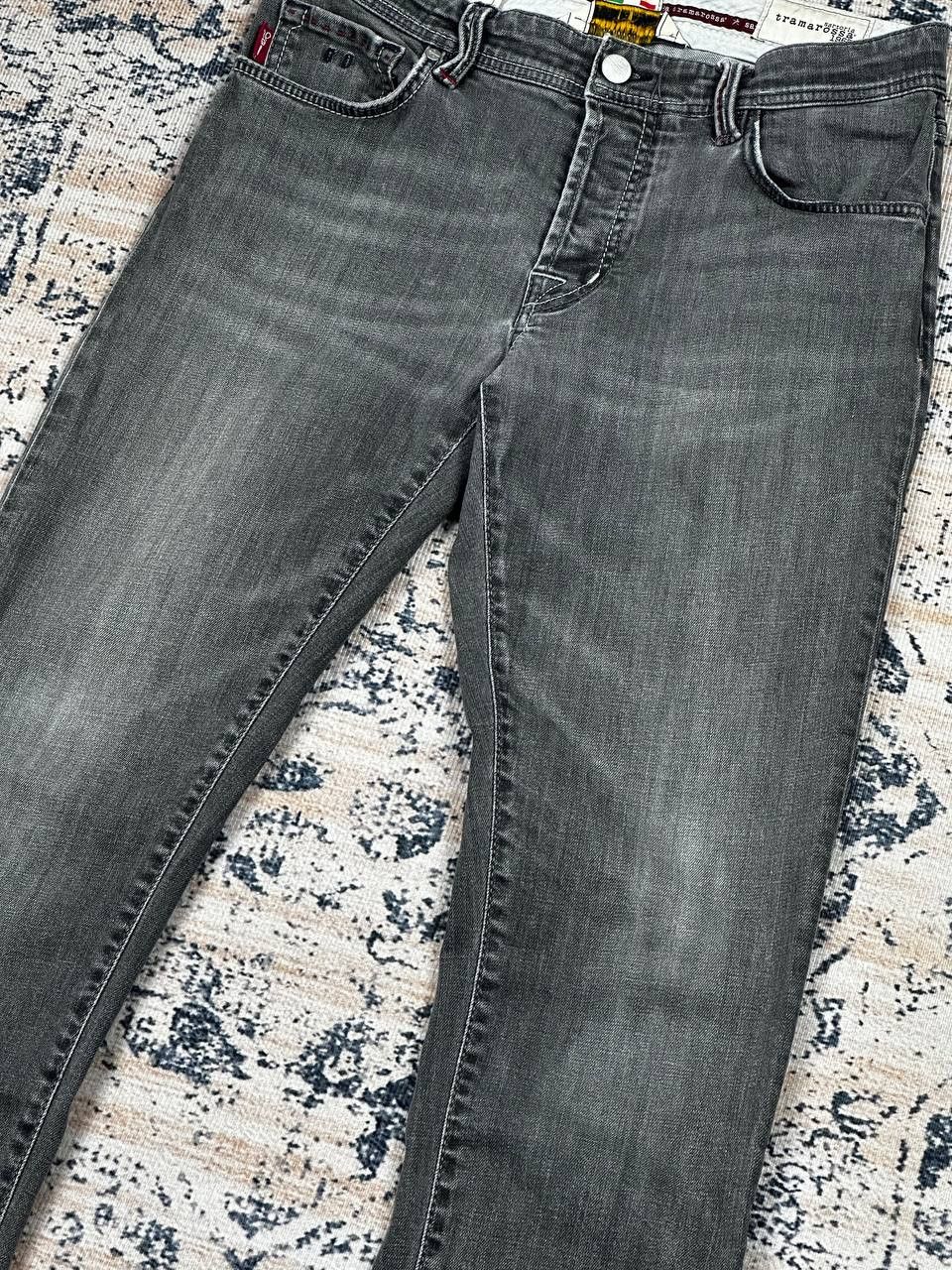 Other RRP250$ Sartoria Tramarossa 1967 Luxury Grey Italian Denim Size US 30 / EU 46 - 4 Thumbnail