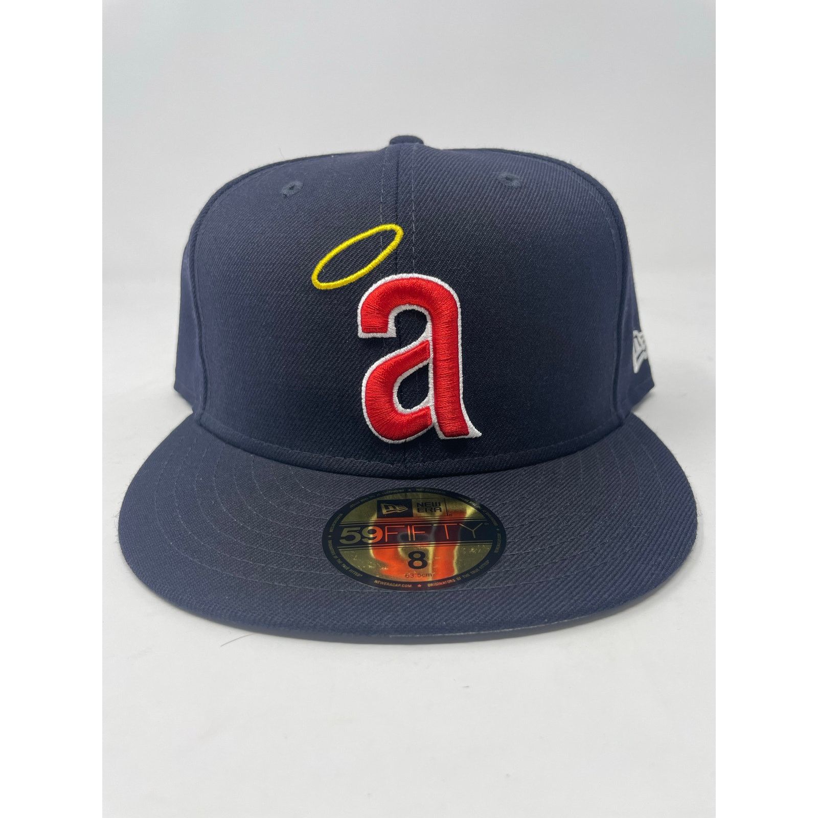 New Era 59Fifty Los Angeles Angels Anaheim Halo Fitted Men’s Size 8 Size ONE SIZE - 2 Thumbnail