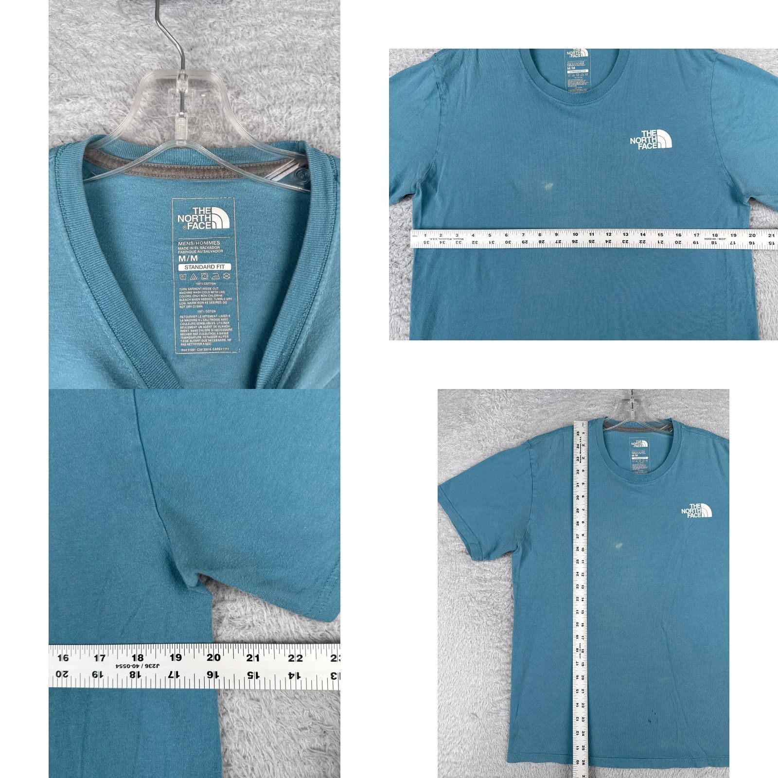 The North Face The North Face Shirt Men Medium Blue Short Sleeve Crew Neck Cotton Cactus READ Size US M / EU 48-50 / 2 - 8 Thumbnail