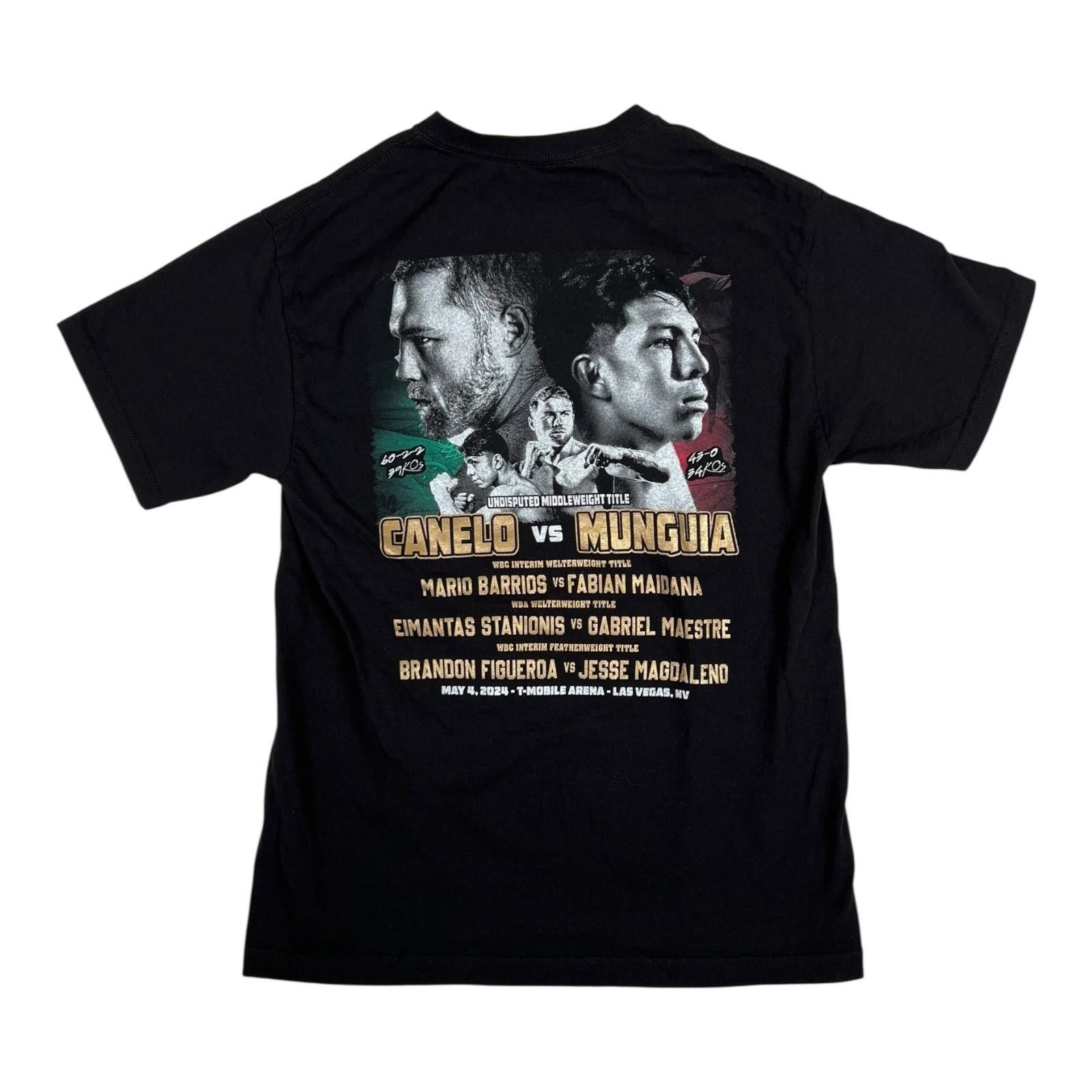 American Apparel Canelo vs Munguia Shirt Mens Small Boxing T-Shirt Undisputed Size US S / EU 44-46 / 1 - 3 Thumbnail