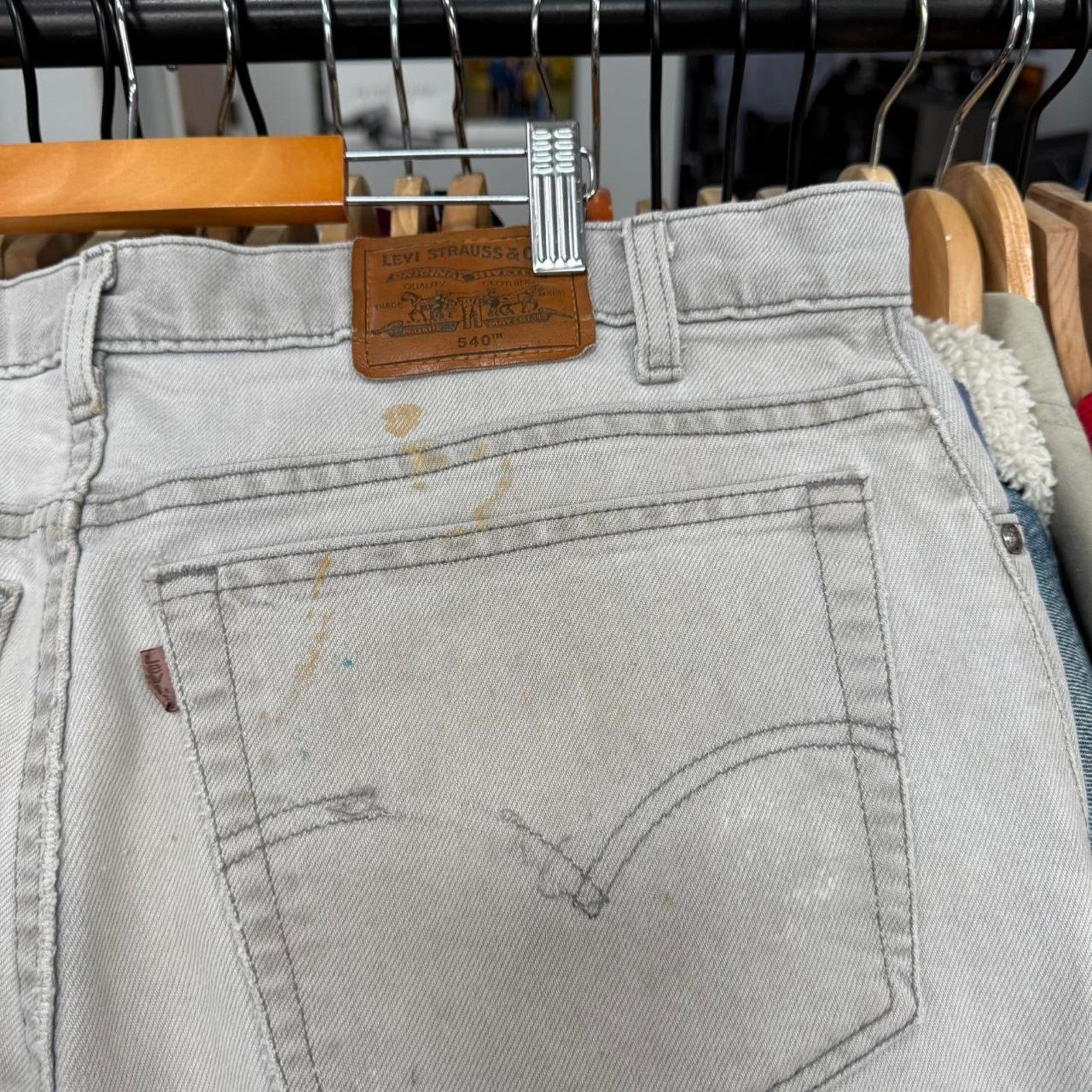 Levi's Vintage 90s Distressed Levi's 540 Copper Tab Jeans Size US 37 - 8 Thumbnail