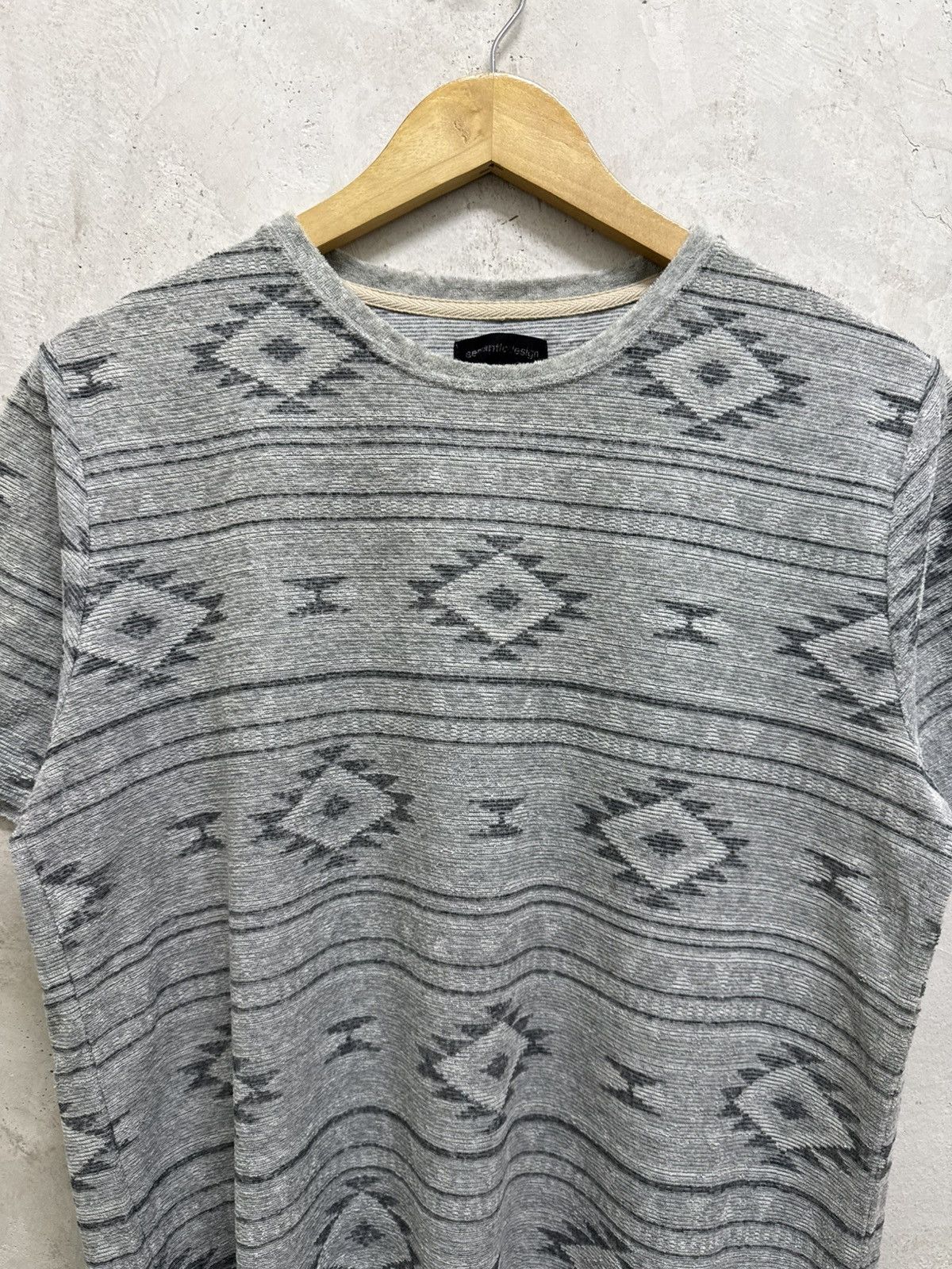 semanticdesign 2000s Punk Semanticdesign Navajo Velvet Tees Size US L / EU 52-54 / 3 - 2 Thumbnail