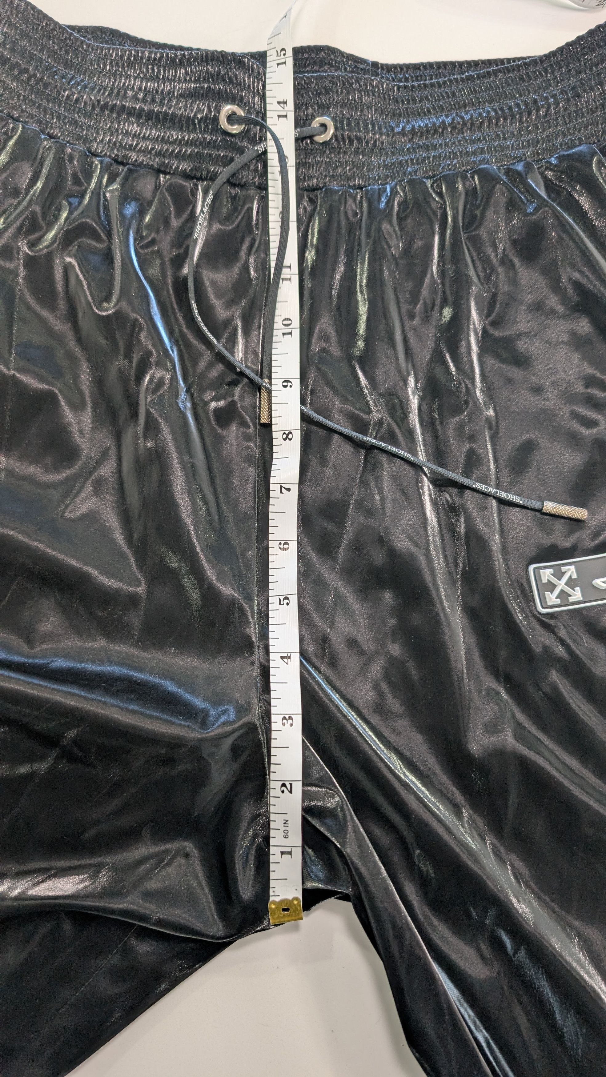 Off-White Off-White Virgil Abloh Slick Shine Cargo Joggers Black IT 44 Size US 30 / EU 46 - 15 Thumbnail