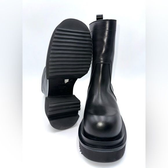 Rick Owens RICK OWENS BLACK BOGUN BOOTS Size US 7 / EU 40 - 7 Thumbnail