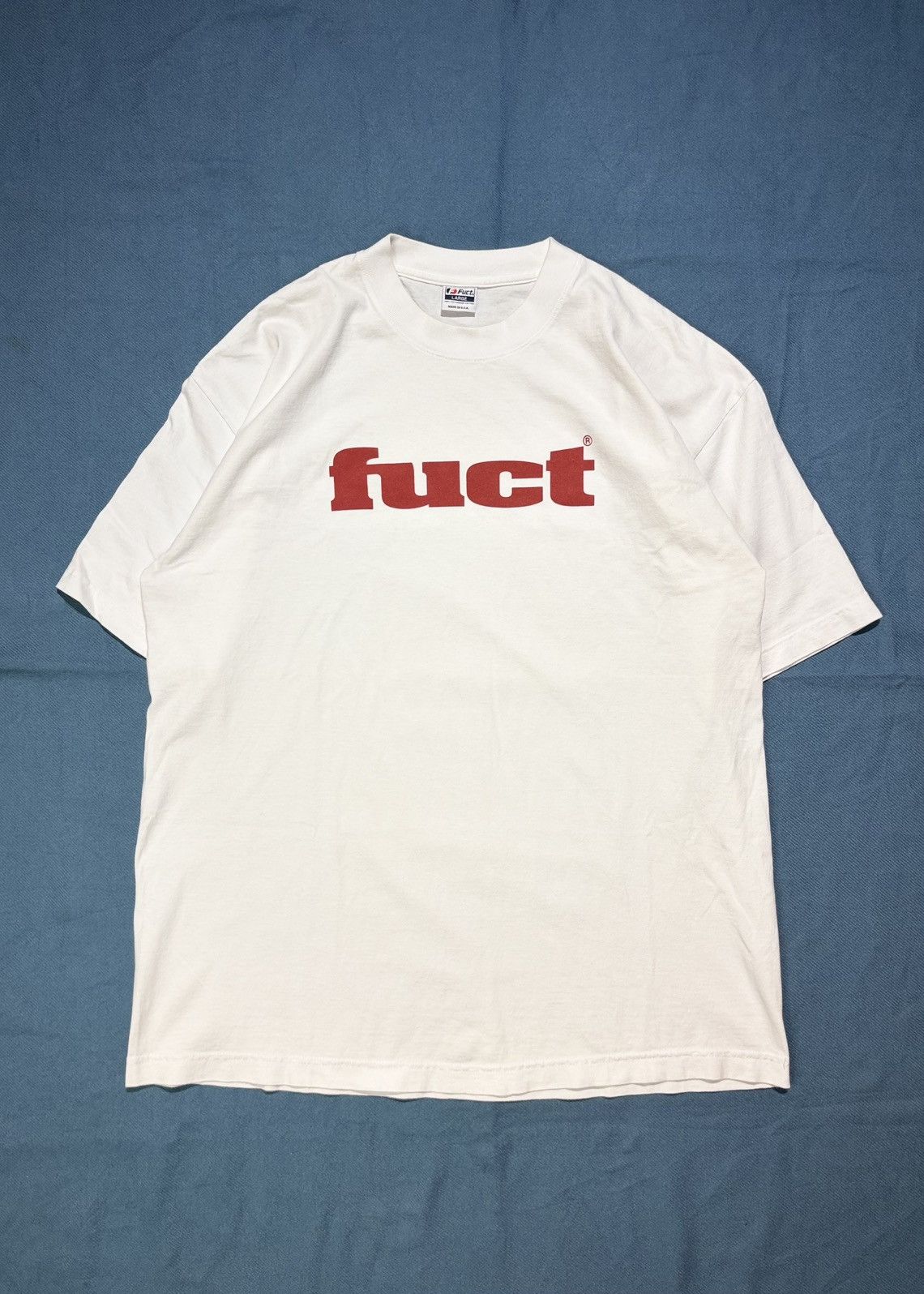 FUCT FUCT OG Logo Tee (White/Red) L Size US L / EU 52-54 / 3 - 1 Thumbnail