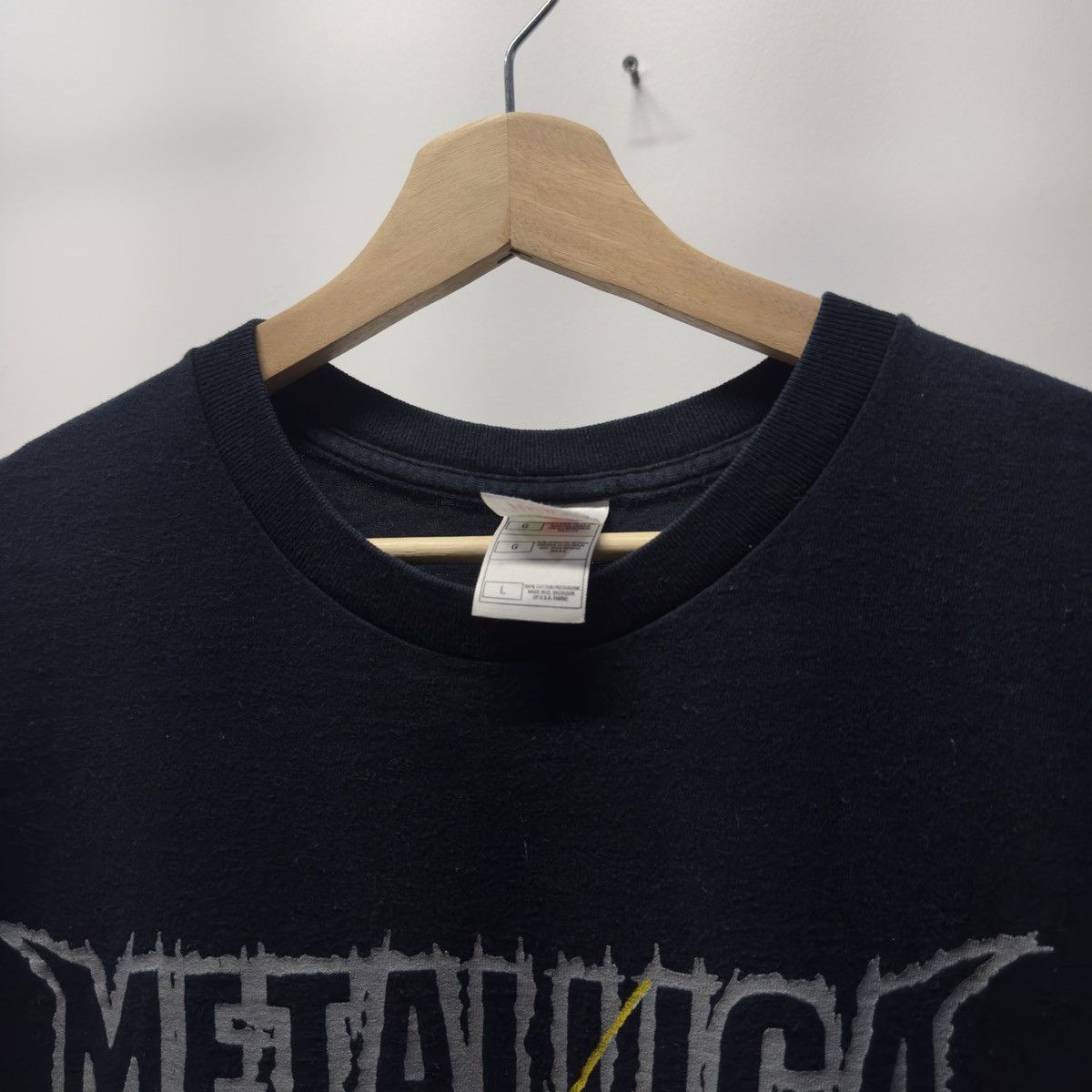 Band Tees 2004 Metallica Tour Pushead Band Tee Shirt ERD Grunge WCC Size US L / EU 52-54 / 3 - 5 Thumbnail