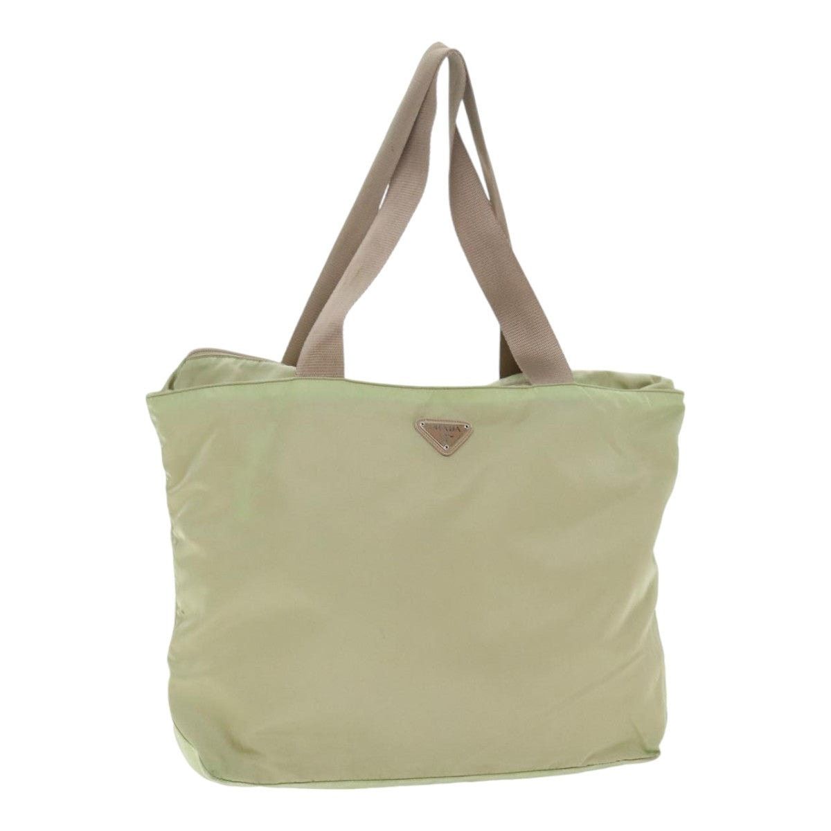 Prada PRADA Tote Bag Nylon Beige Silver Size ONE SIZE - 1 Thumbnail