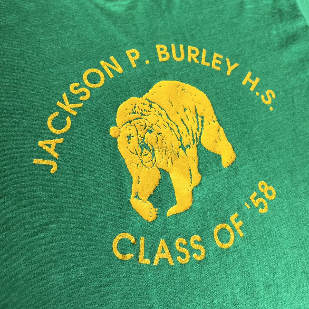 Vintage True Vintage Jackson P Burley H.S. Class of 1958 College Tee Size US L / EU 52-54 / 3 - 3 Thumbnail