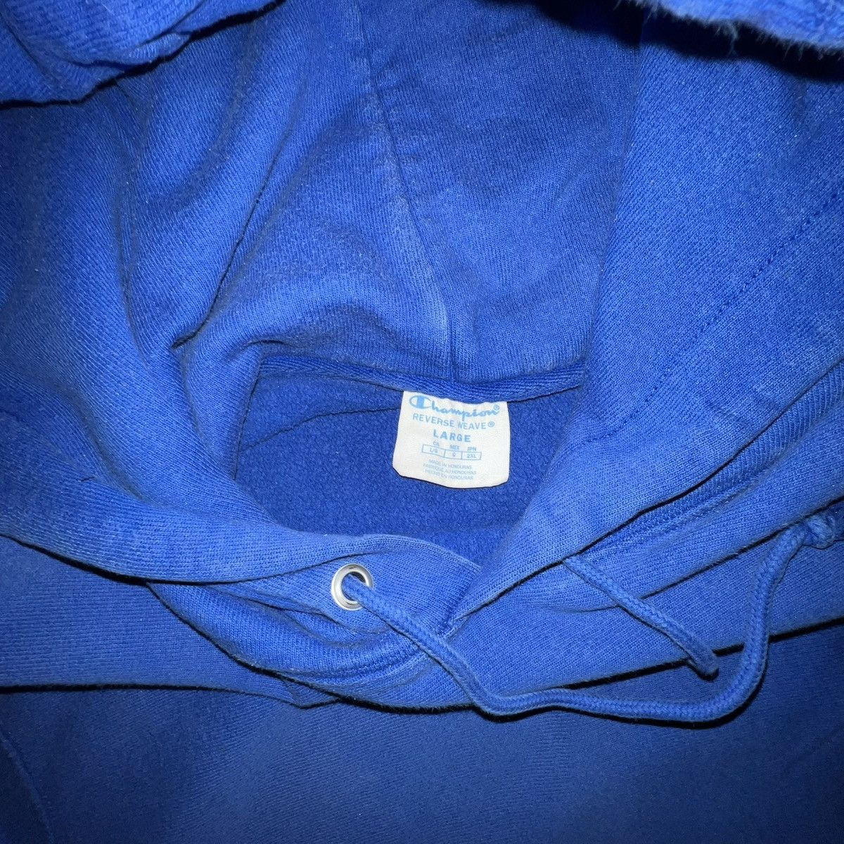 Champion CHAMPION Reverseweave Blue Hoodie LARGE Size US L / EU 52-54 / 3 - 3 Thumbnail