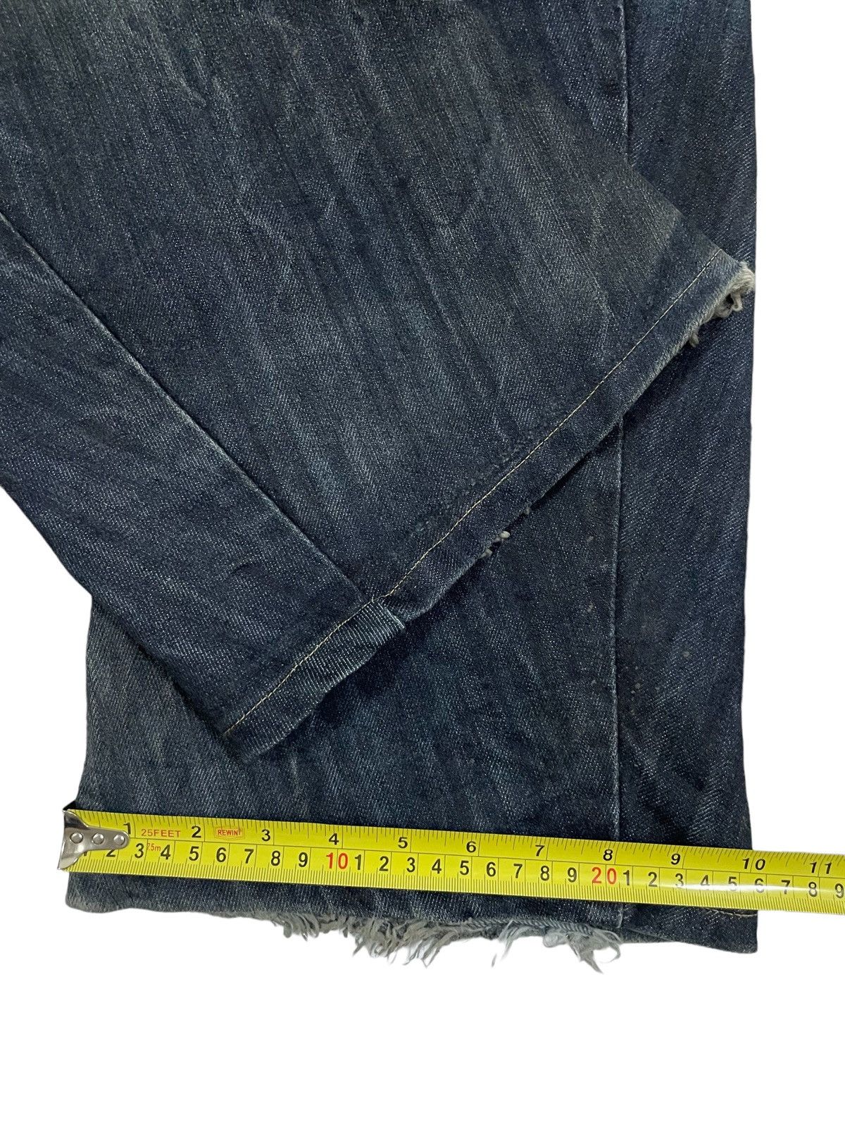 Edwin Vtg Edwin E-Function Mud Wash Camo Lining Ripped Baggy Jeans Size US 36 / EU 52 - 21 Thumbnail