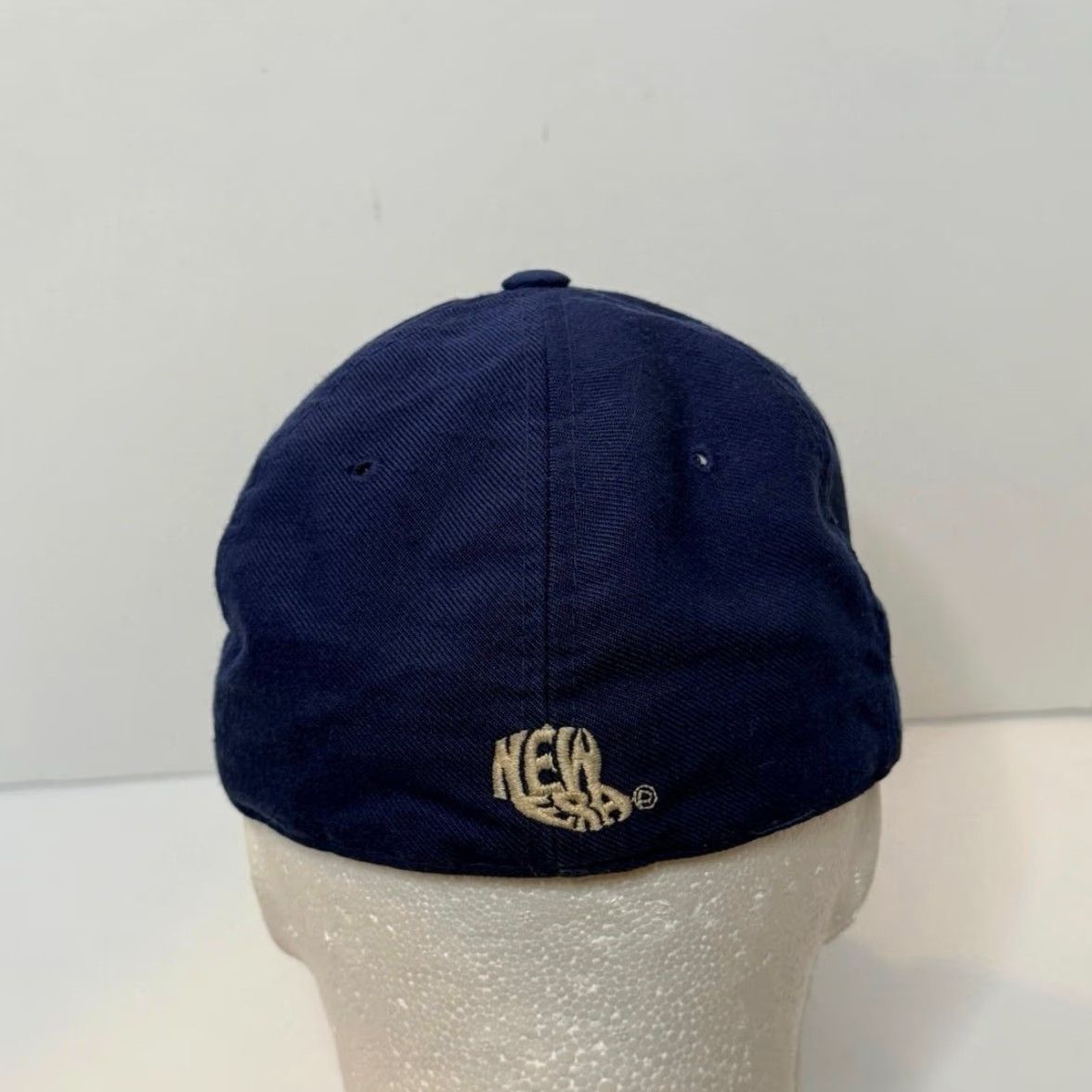 New Era VINTAGE 90s Detroit Lions New Era Pro Model Fitted Hat 7 1/8 NFL Football Blue Mens Baseball Cap 90s Sports Lions Size ONE SIZE - 4 Thumbnail