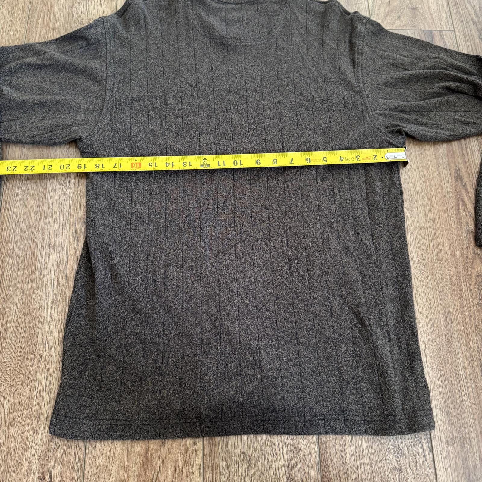 Haggar Vintage Y2K V-Neck Haggar Brown Striped Long Sleeve Size US M / EU 48-50 / 2 - 5 Thumbnail