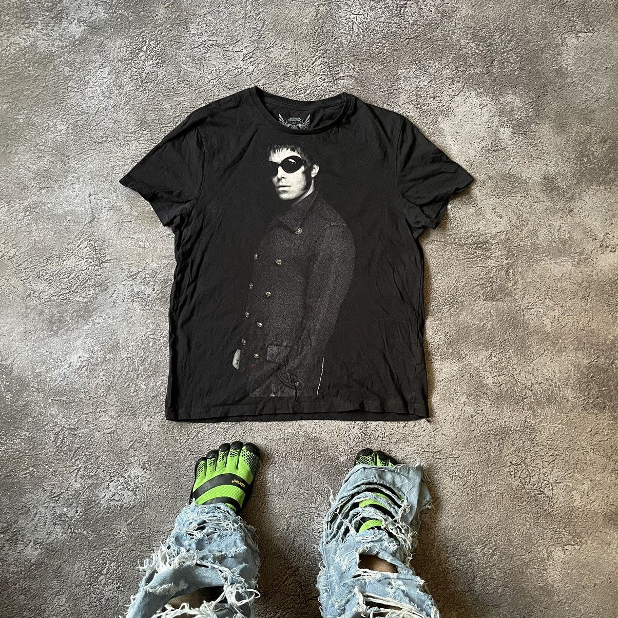 Vintage Vintage 90s Graphic Tee Horror Face Grunge Streetwear Boxy S Size US S / EU 44-46 / 1 - 1 Thumbnail
