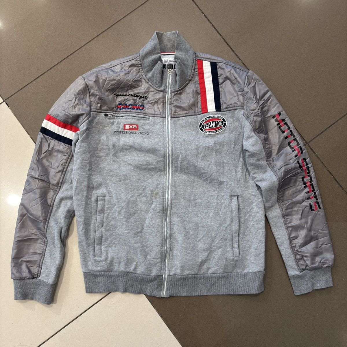 Japanese Brand EXR Vintage Japanese Brand Racing Track Jacket Size US XL / EU 56 / 4 - 1 Thumbnail