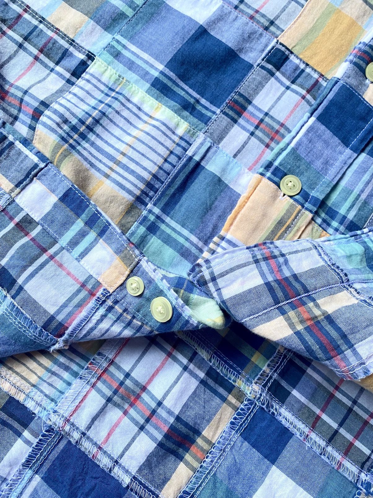 Brooks Brothers × Designer Brooks brother patchwork shirt button up Size US L / EU 52-54 / 3 - 8 Thumbnail