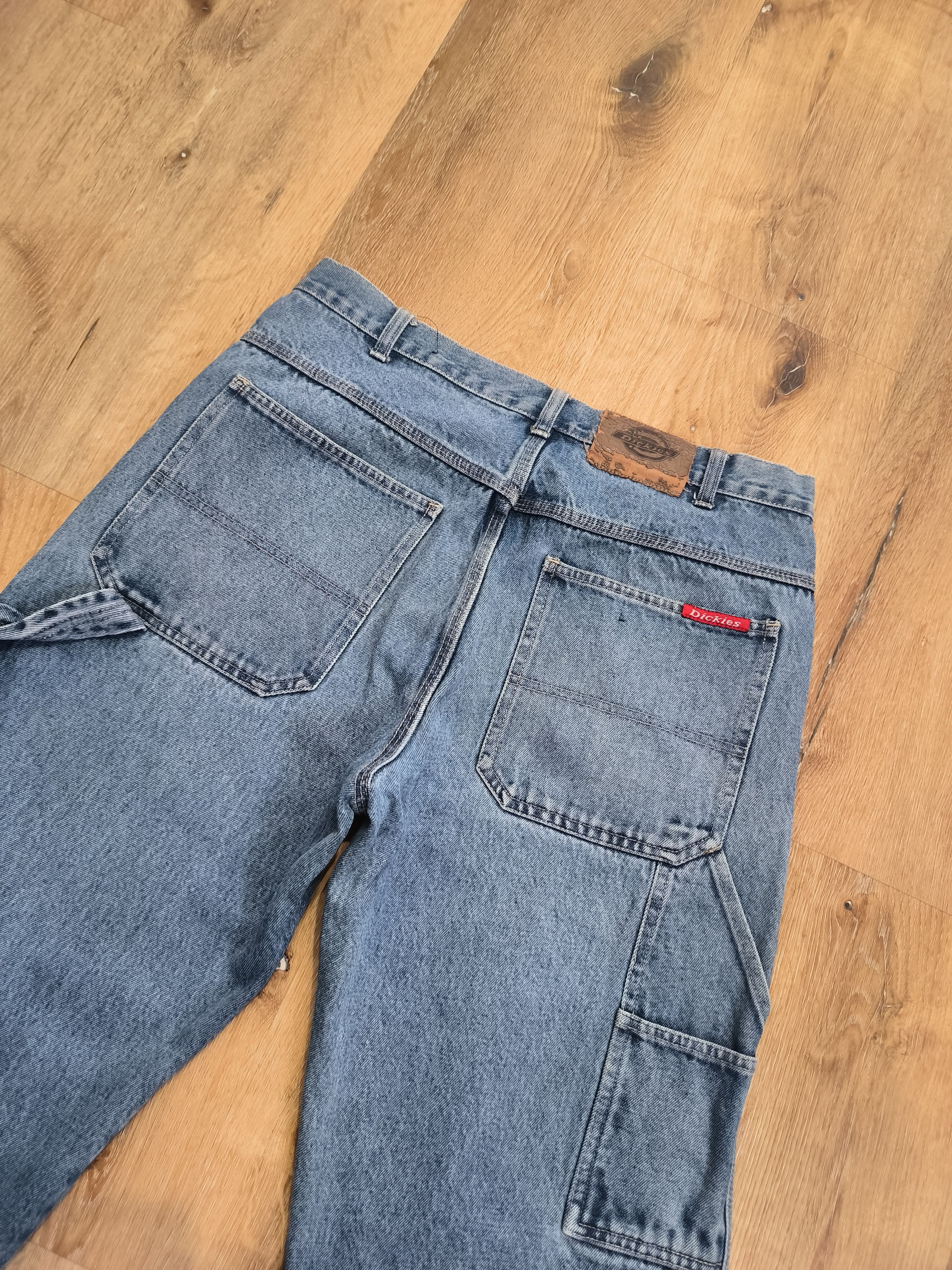 Dickies × Vintage Vintage Dickies Denim Baggy Baby Blue Jeans Pants Size US 34 / EU 50 - 3 Thumbnail