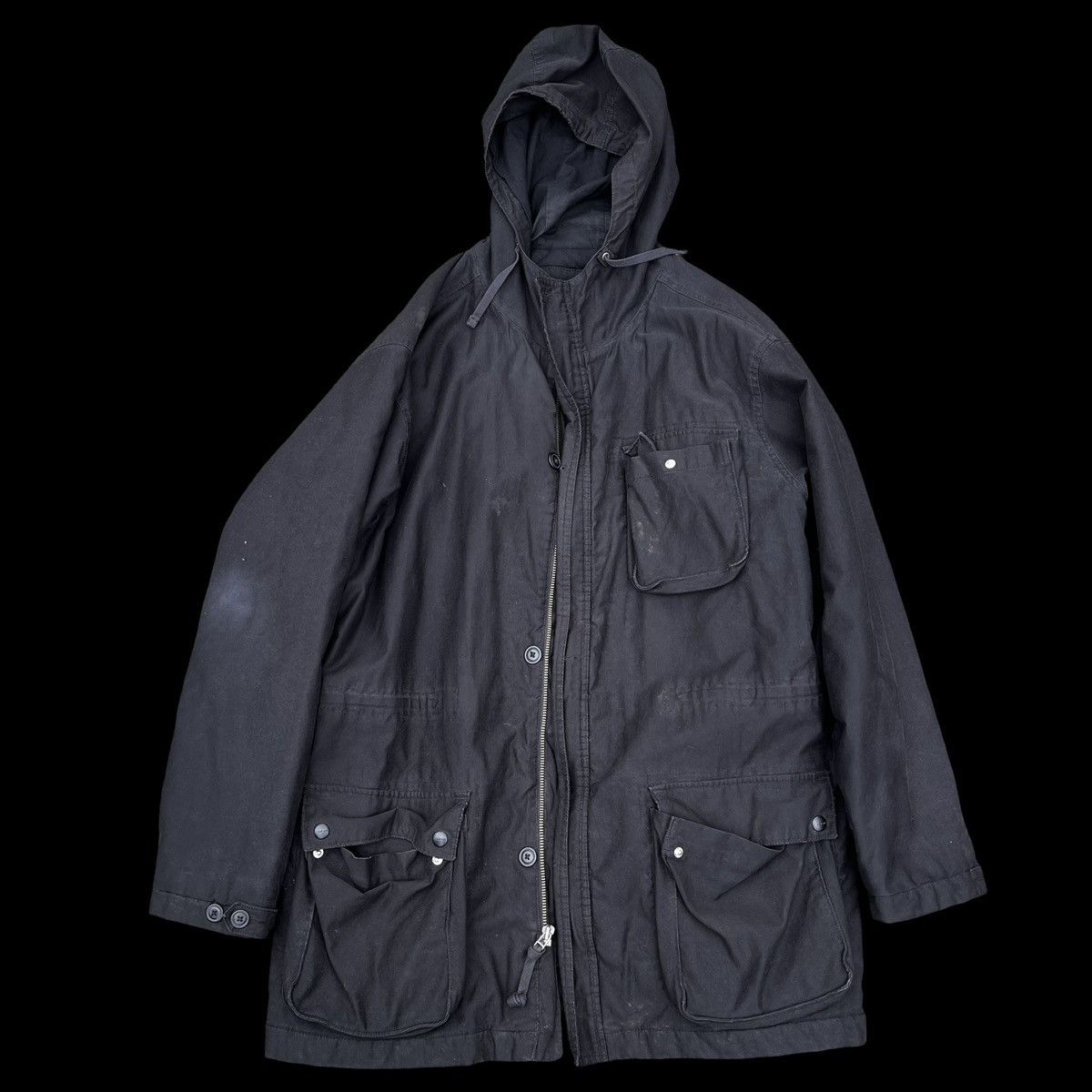 Other Vintage Old Navy Multi Pocket Size XL Trench Coat Hooded Y2K Size US XL / EU 56 / 4 - 1 Thumbnail