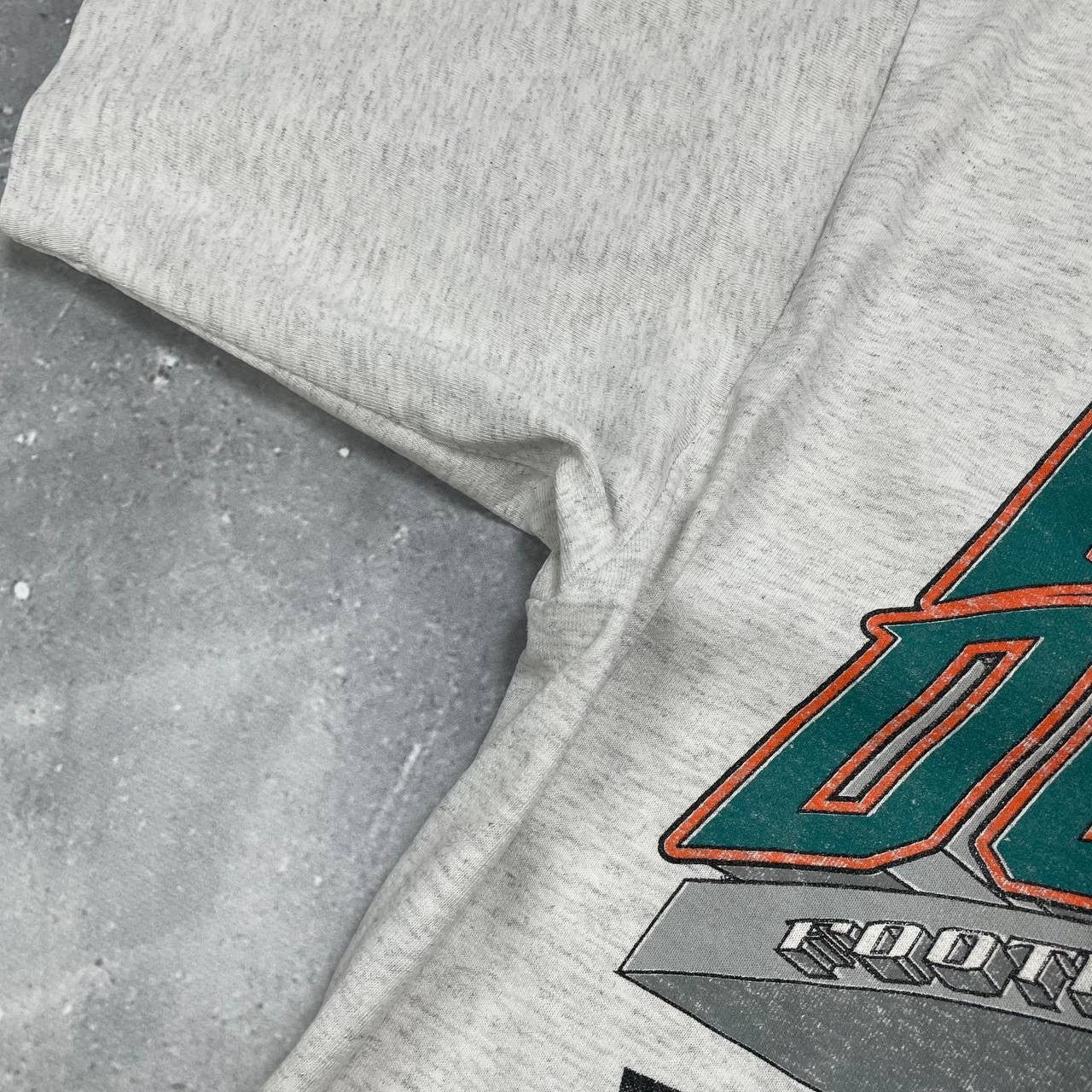 NFL × Vintage Vintage 90s Miami Dolphins NFL Single Stitch T Shirt Size XL Size US XL / EU 56 / 4 - 8 Thumbnail