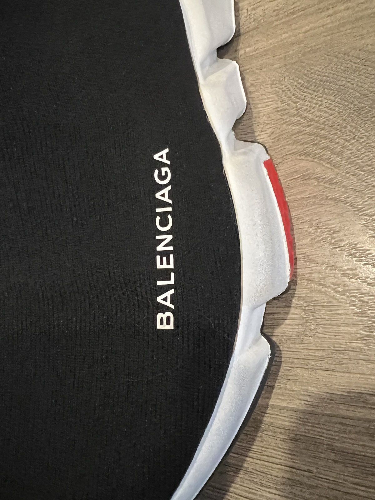 Balenciaga Balenciaga Speed runner 1.0 black red white Size US 7.5 / EU 40-41 - 5 Thumbnail