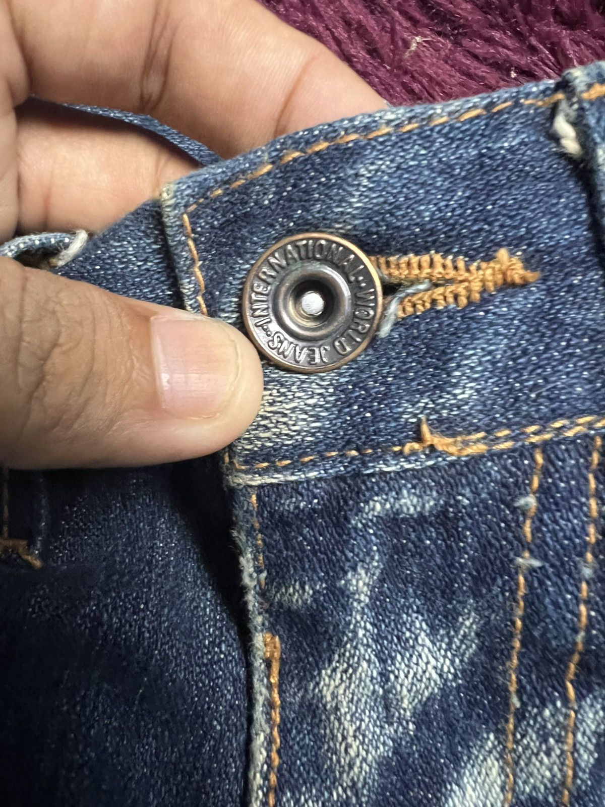 Japanese Brand World Jeans International Japanese Brand Distressed (45) Size US 31 - 7 Thumbnail