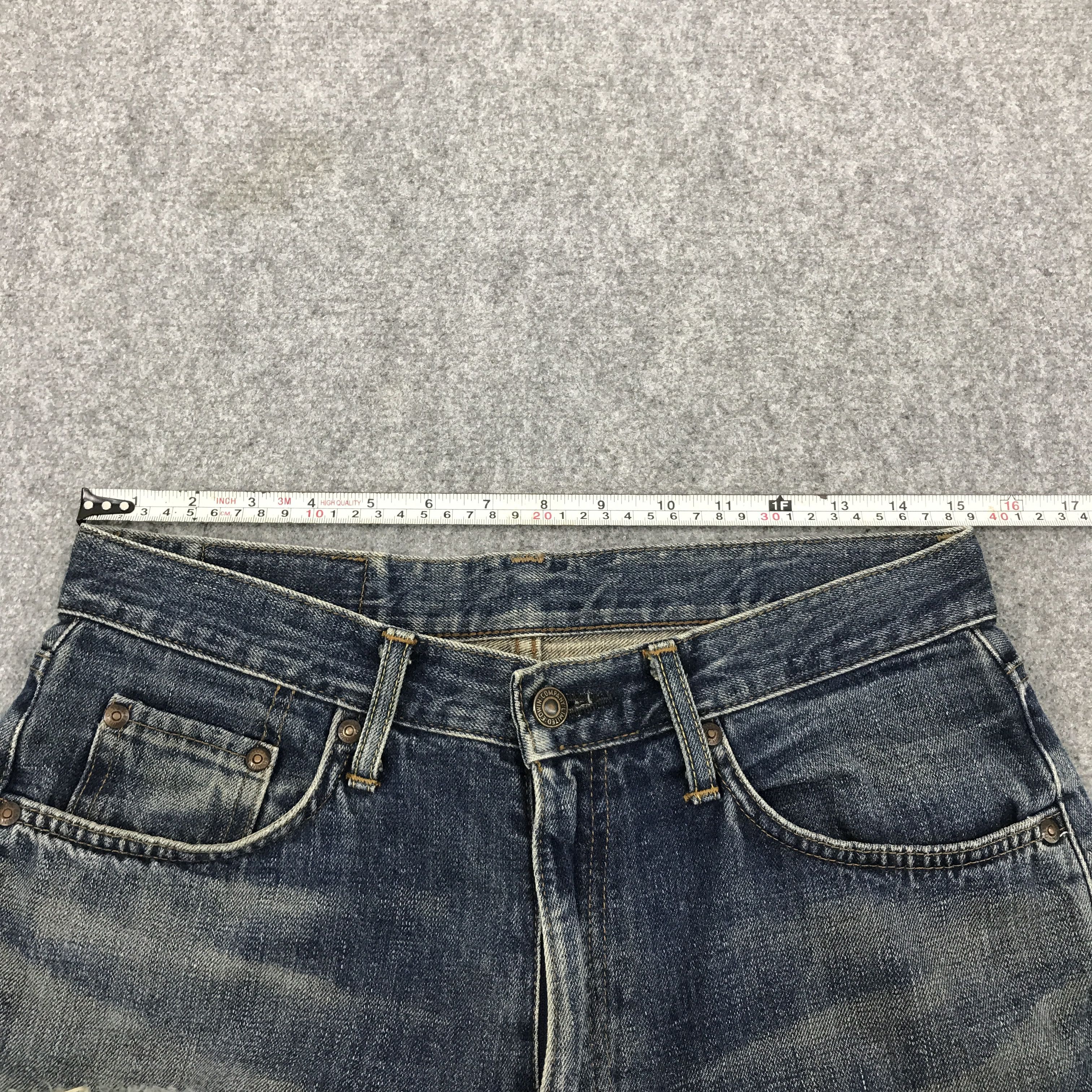 Edwin × Japanese Brand Baggy edwin Japan distressed jean pants Size US 30 / EU 46 - 9 Thumbnail