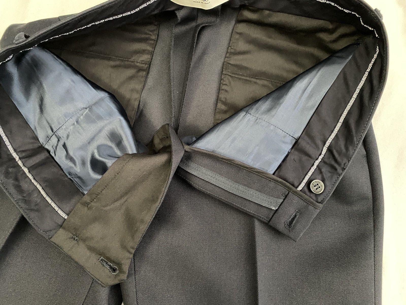 Golden Goose Golden Collection - Navy Tapered Trousers - Golden Goose Size US 34 / EU 50 - 5 Thumbnail