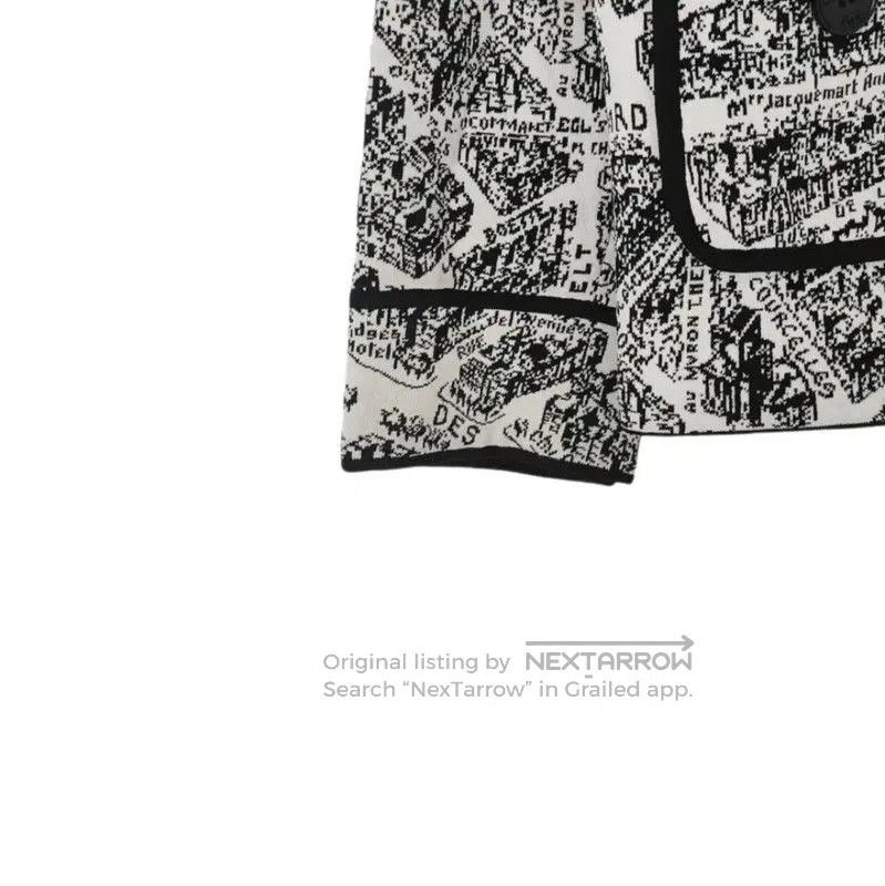 Dior Dior Black Map Print Women's Jacket . Size M / US 6-8 / IT 42-44 - 4 Thumbnail