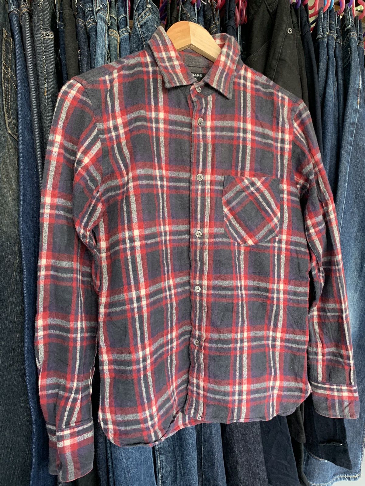 CABANE de ZUCCa × Issey Miyake × Zucca Cabane De Zucca Flannel Shirt Size US S / EU 44-46 / 1 - 6 Thumbnail