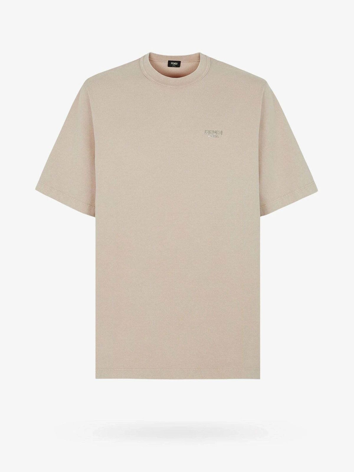 Fendi o1w1db10625 FY1217 Short Sleeve T-Shirt in Beige Size US XXL / EU 58 / 5 - 1 Thumbnail