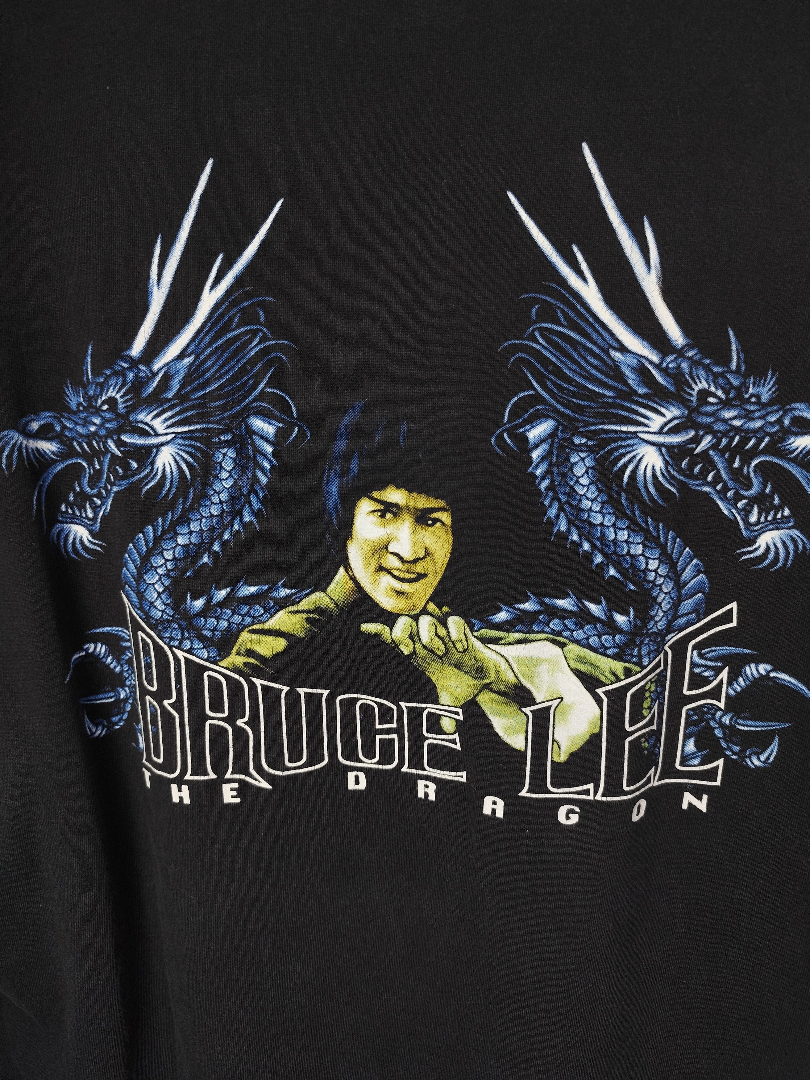 Vintage Vintage streetwear y2k movie Bruce Lee The Dragon T Shirt Size US XL / EU 56 / 4 - 7 Thumbnail