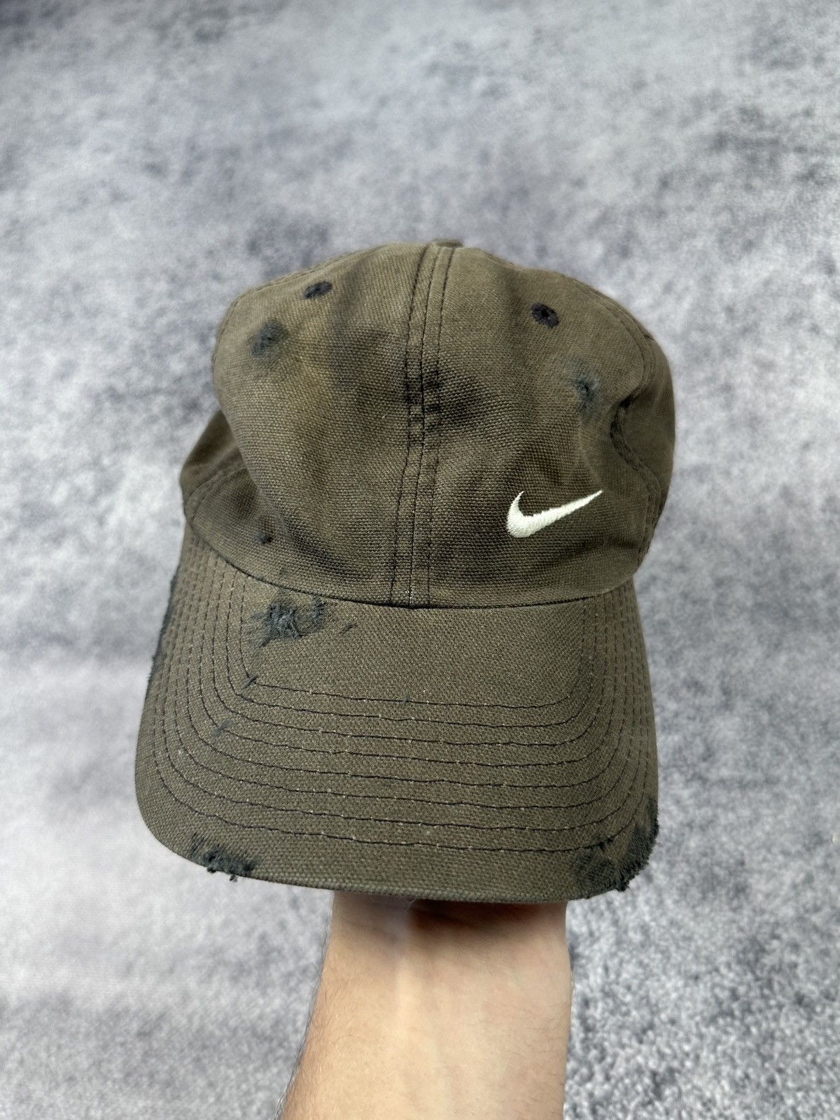 Nike Y2K Vintage Nike Logo Cap Streetwear Rare Hat Casual USA VTg Size ONE SIZE - 1 Thumbnail