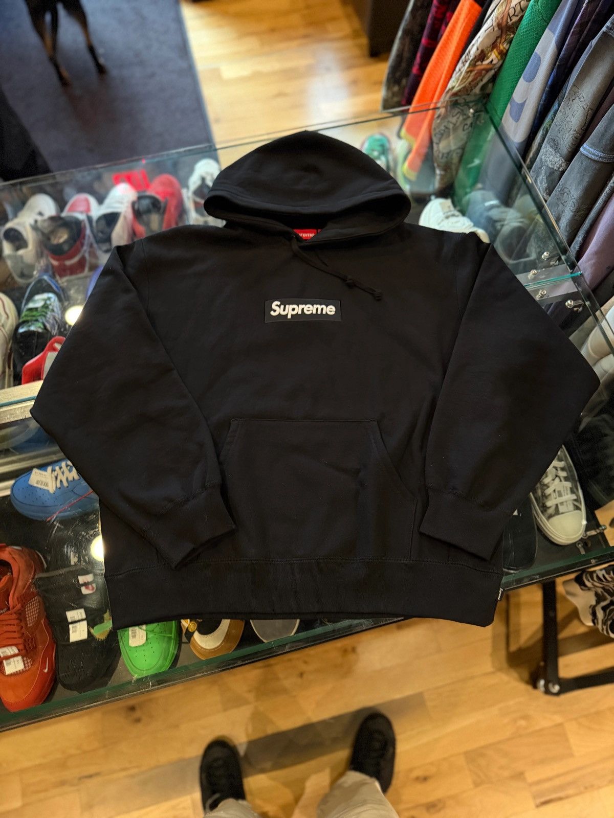 Supreme Supreme Box Logo Hoodie Black FW25 DS Size Large Size US L / EU 52-54 / 3 - 1 Thumbnail