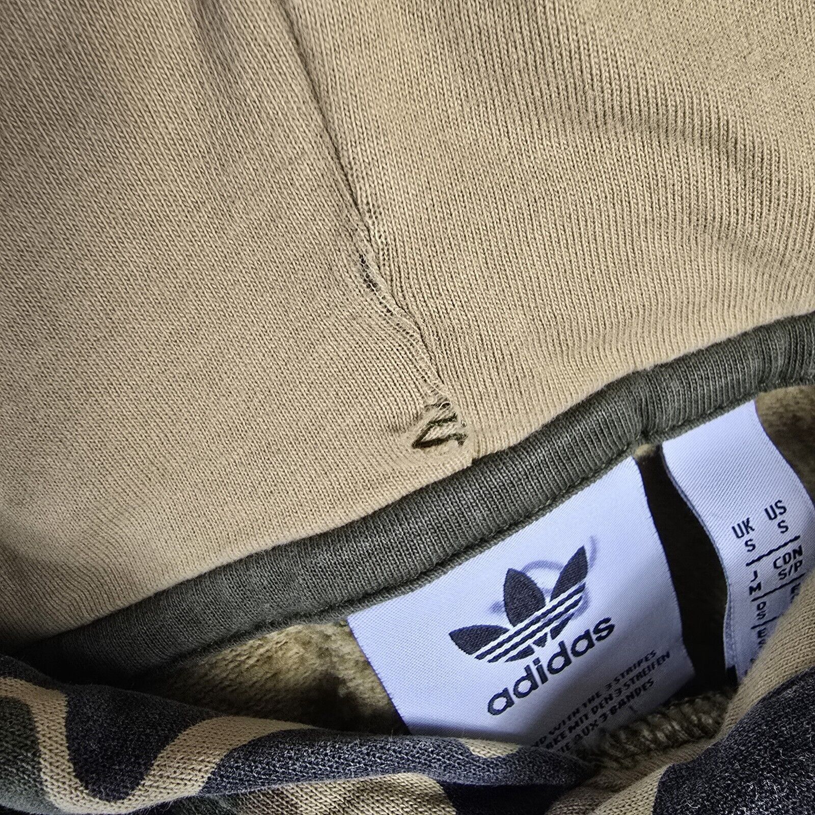 Adidas Adidas Camo Fade Hoodie Mens Size Small Trefoil Dip Dyed Size US S / EU 44-46 / 1 - 8 Thumbnail