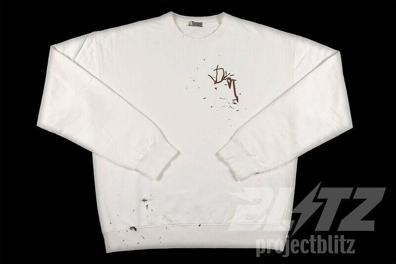 Dior CHRISTIAN DIOR CACTUS JACK OVERSIZED SWEATSHIRT XL WHITE Size US XL / EU 56 / 4 - 2 Thumbnail