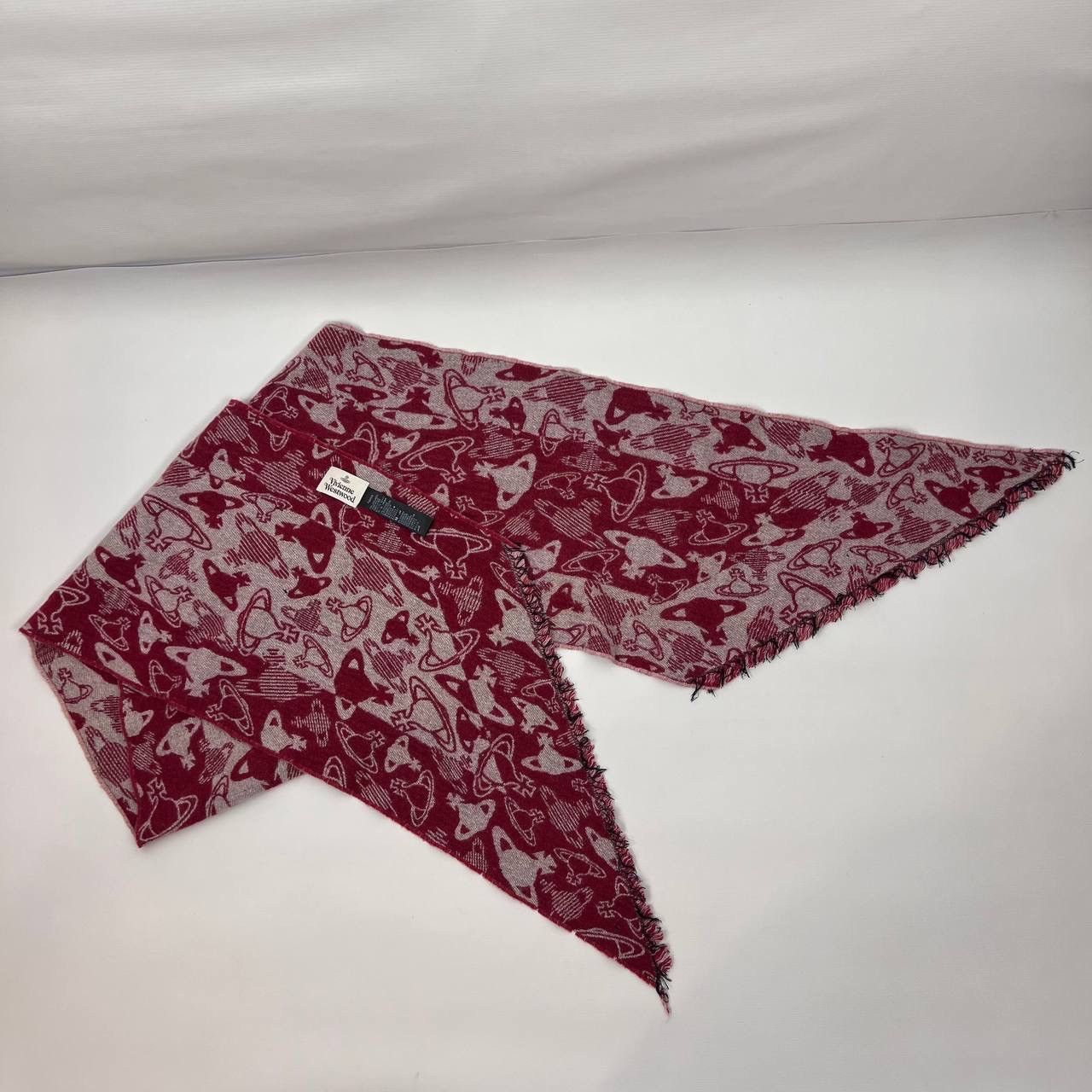 Vivienne Westwood Vivienne Westwood monogram wool scarf Size ONE SIZE - 1 Thumbnail