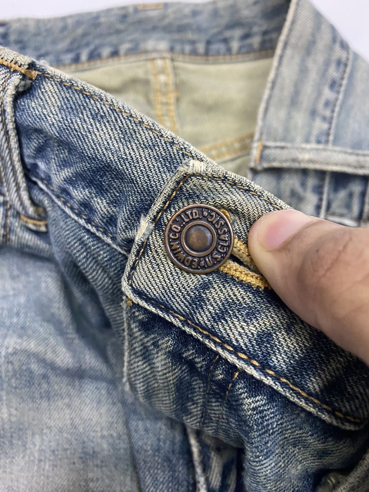 Other BAGGY JEANS EDWIN DISTRESSED DENIM JEANS Size US 32 / EU 48 - 7 Thumbnail
