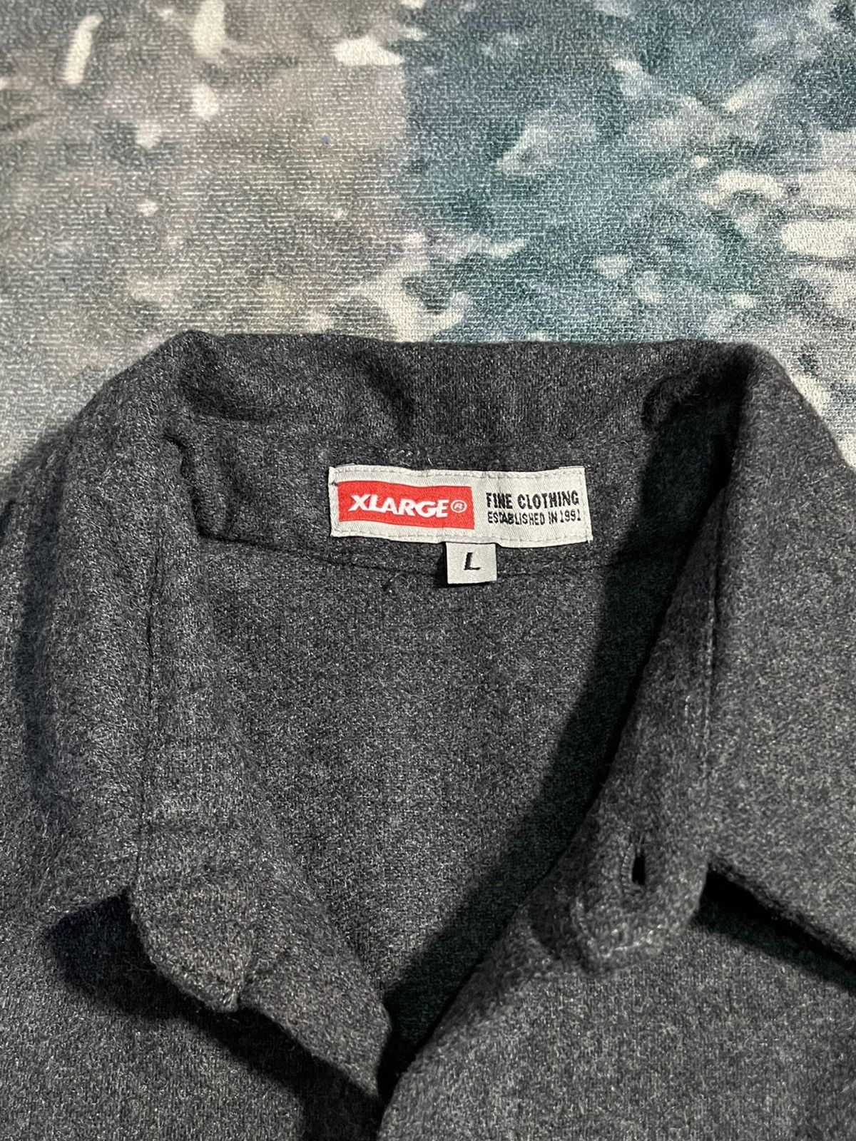 X-LARGE Vintage y2k Xlarge X-large brand Wool Shirt Size US XL / EU 56 / 4 - 5 Thumbnail