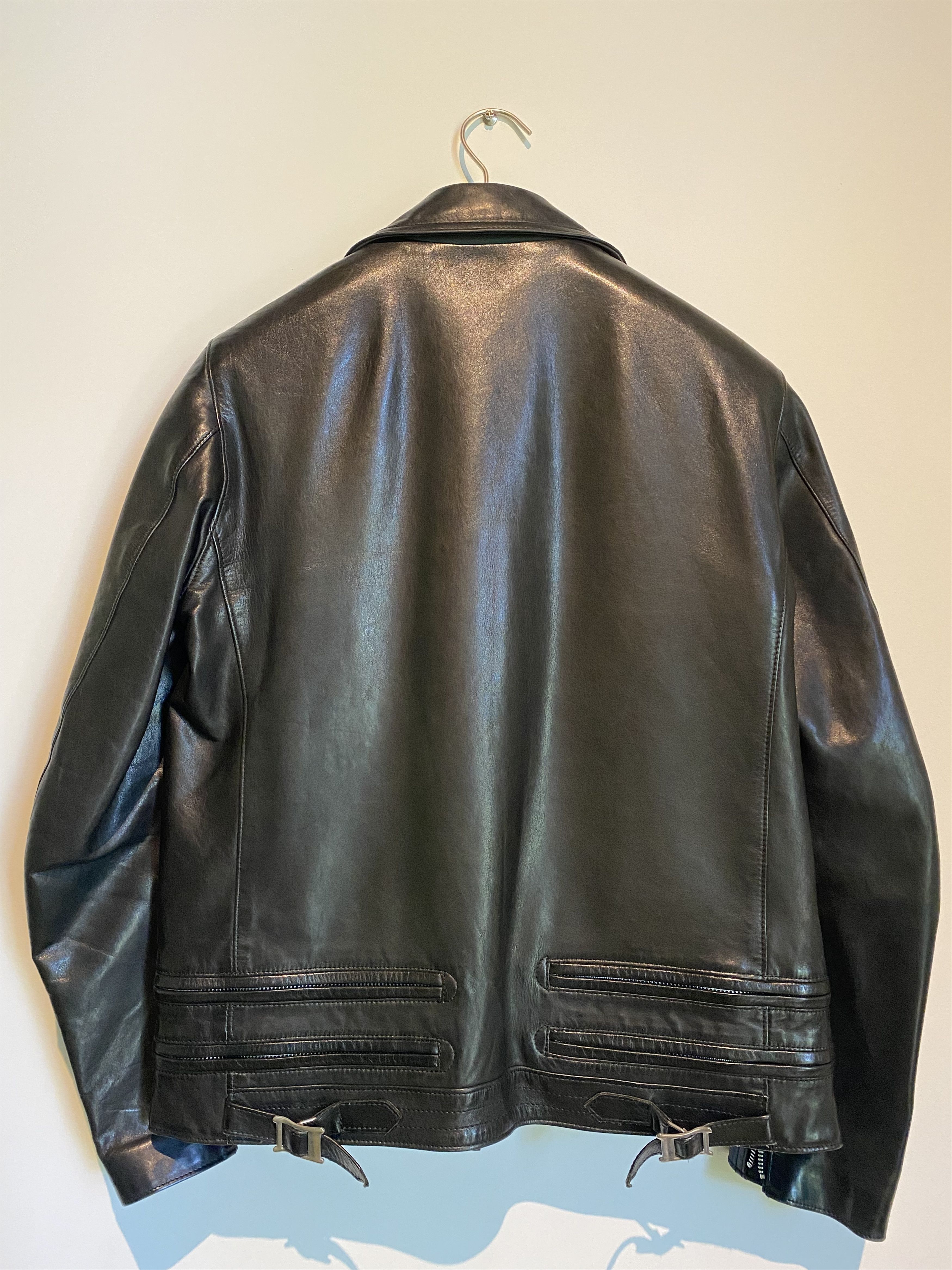 13AW UNDERCOVER ANATOMICOUTURE期　ライダース アンダーカバー UNDERCOVER 13AW ボーン パッチ ライダース レザー