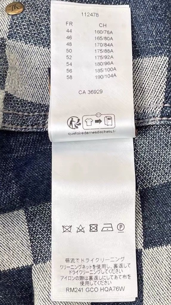 Louis Vuitton Louis Vuitton X Pharrell 46 Damoflage Damier Denim Jacket Size US S / EU 44-46 / 1 - 10 Thumbnail