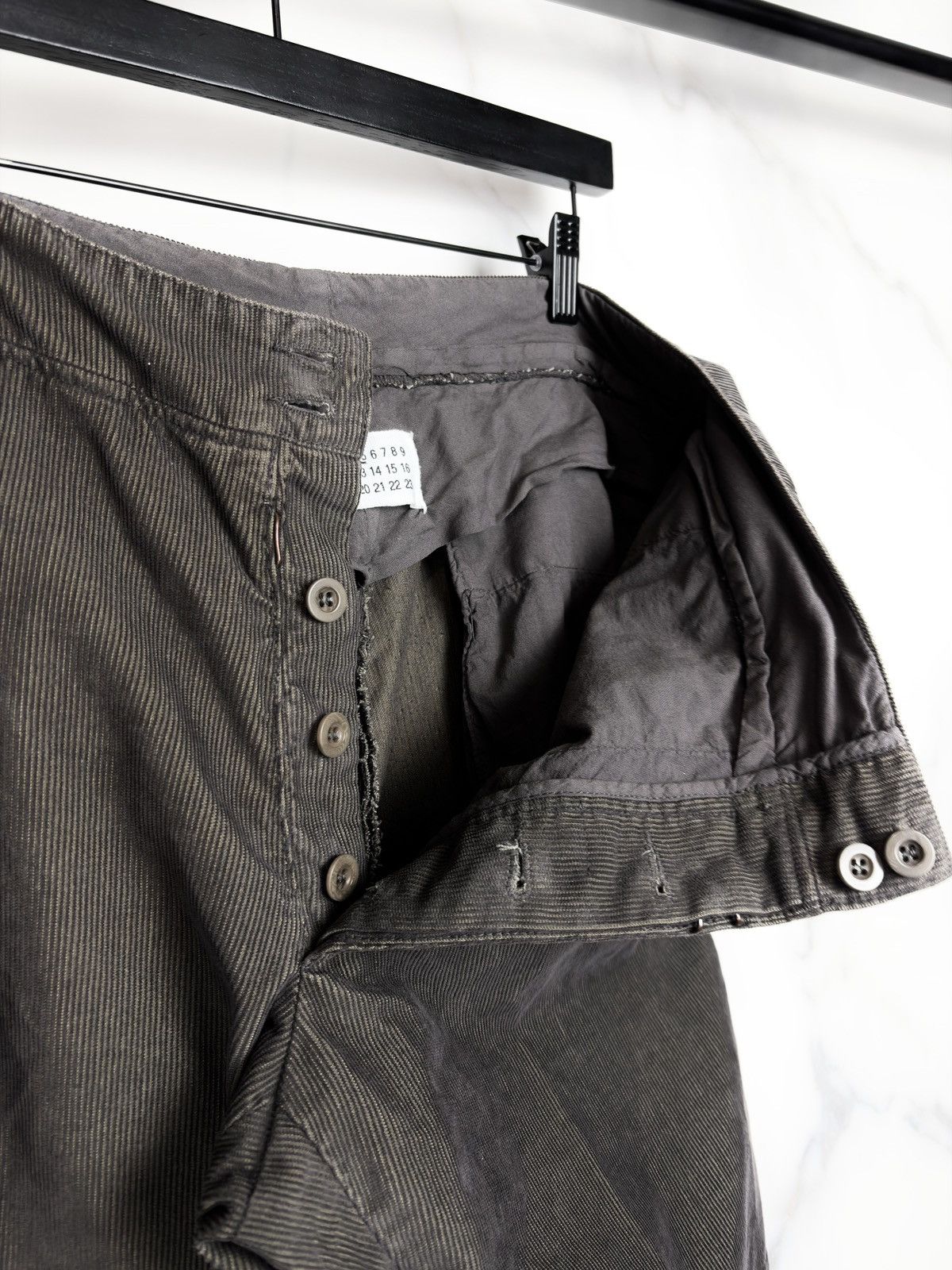 Maison Margiela AW04 Maison Martin Margiela Anatomic Corduroy Pants Trousers Size US 34 / EU 50 - 5 Thumbnail