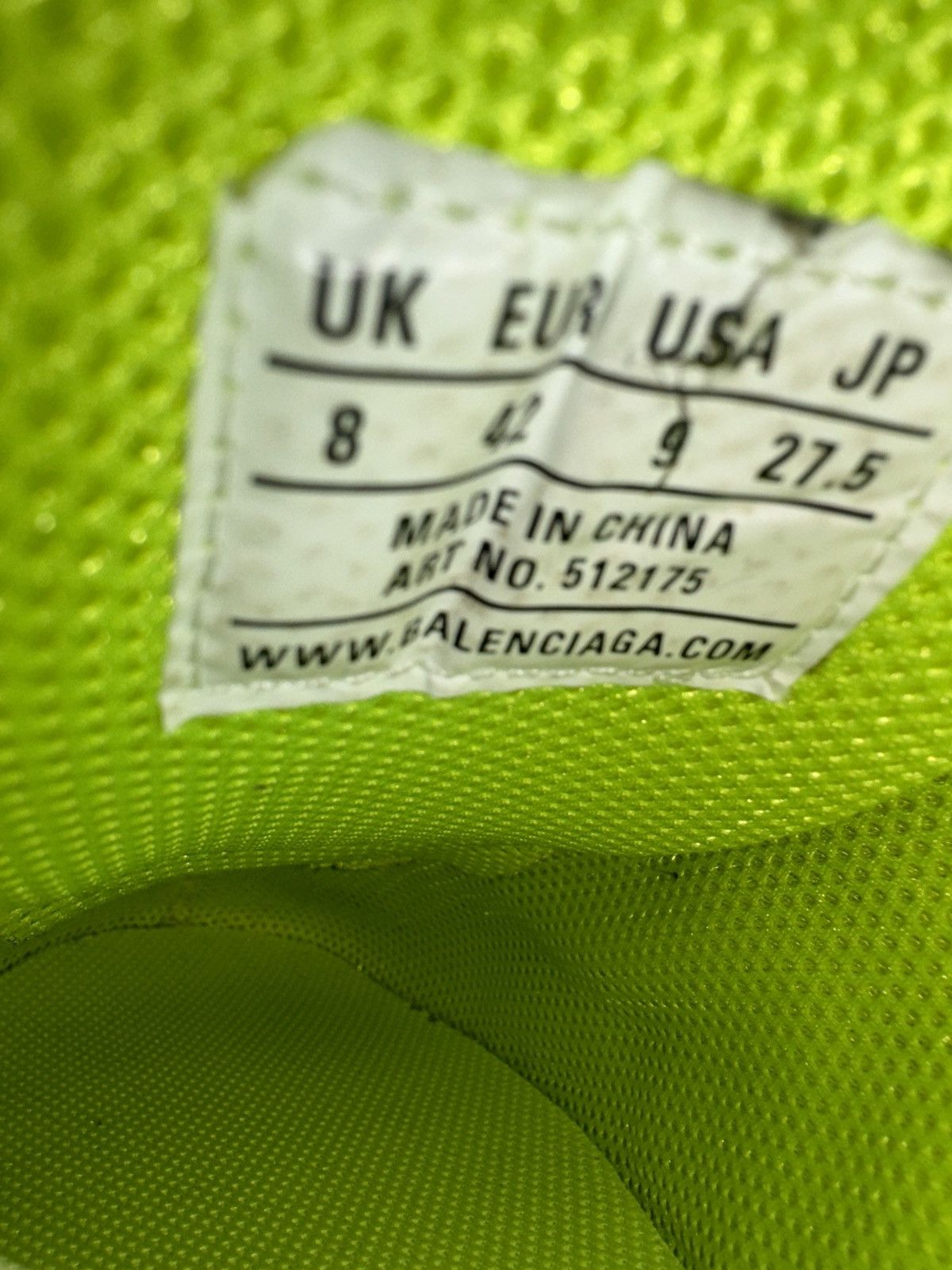image of Balenciaga Tripple S Volt Shoes in White, Men's (Size 9)
