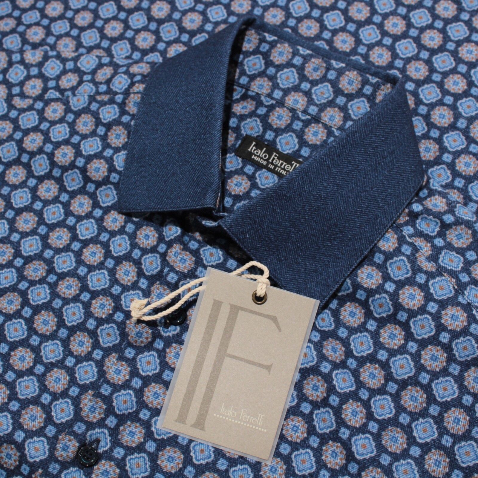 Other Italo Ferretti New with tags Shirt Size L US In Blue Size US L / EU 52-54 / 3 - 1 Thumbnail
