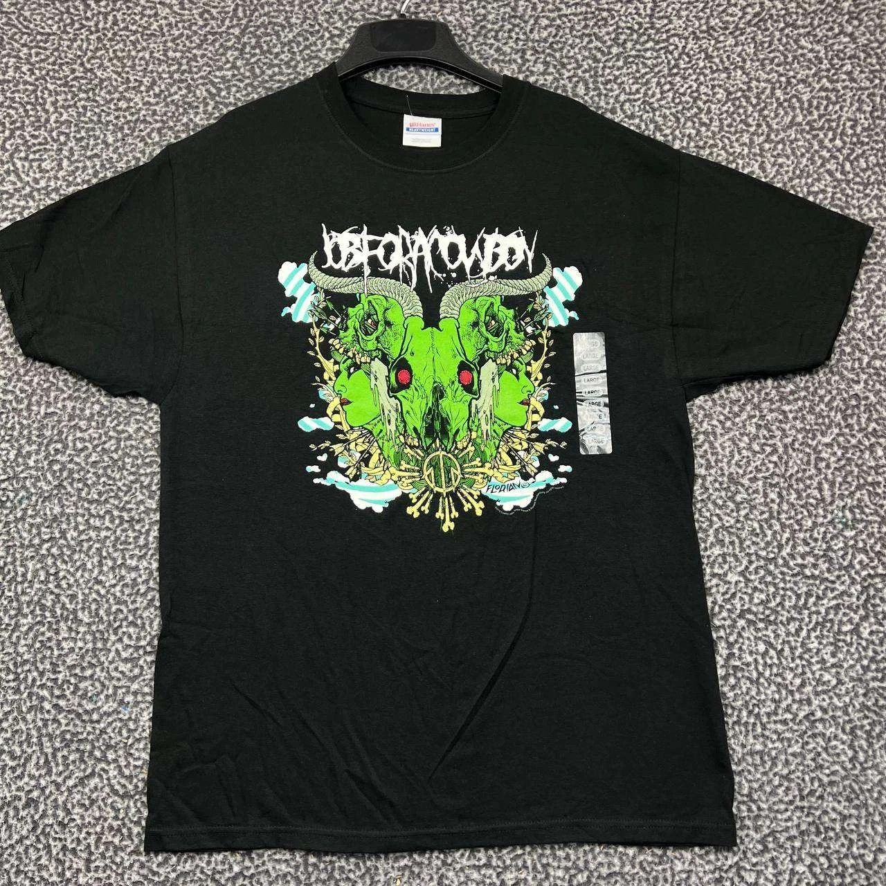 Hanes Job For A Cowboy Shirt Men Black Hanes Crew Neck Cotton L Size US L / EU 52-54 / 3 - 1 Thumbnail